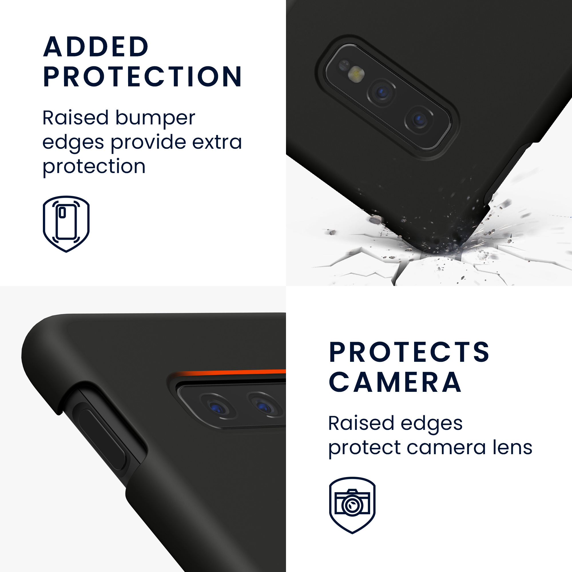 Kryt na mobil Samsung Galaxy S10e kwmobile TPU matně černý