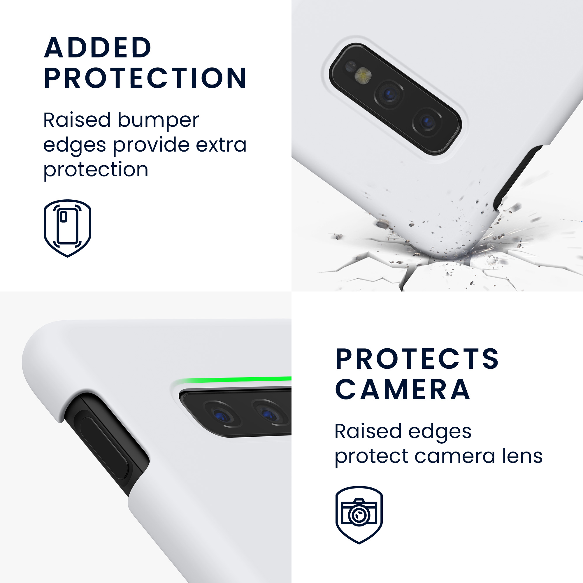 Pouzdro pro Samsung Galaxy S10e kwmobile silikonové - matná bílá
