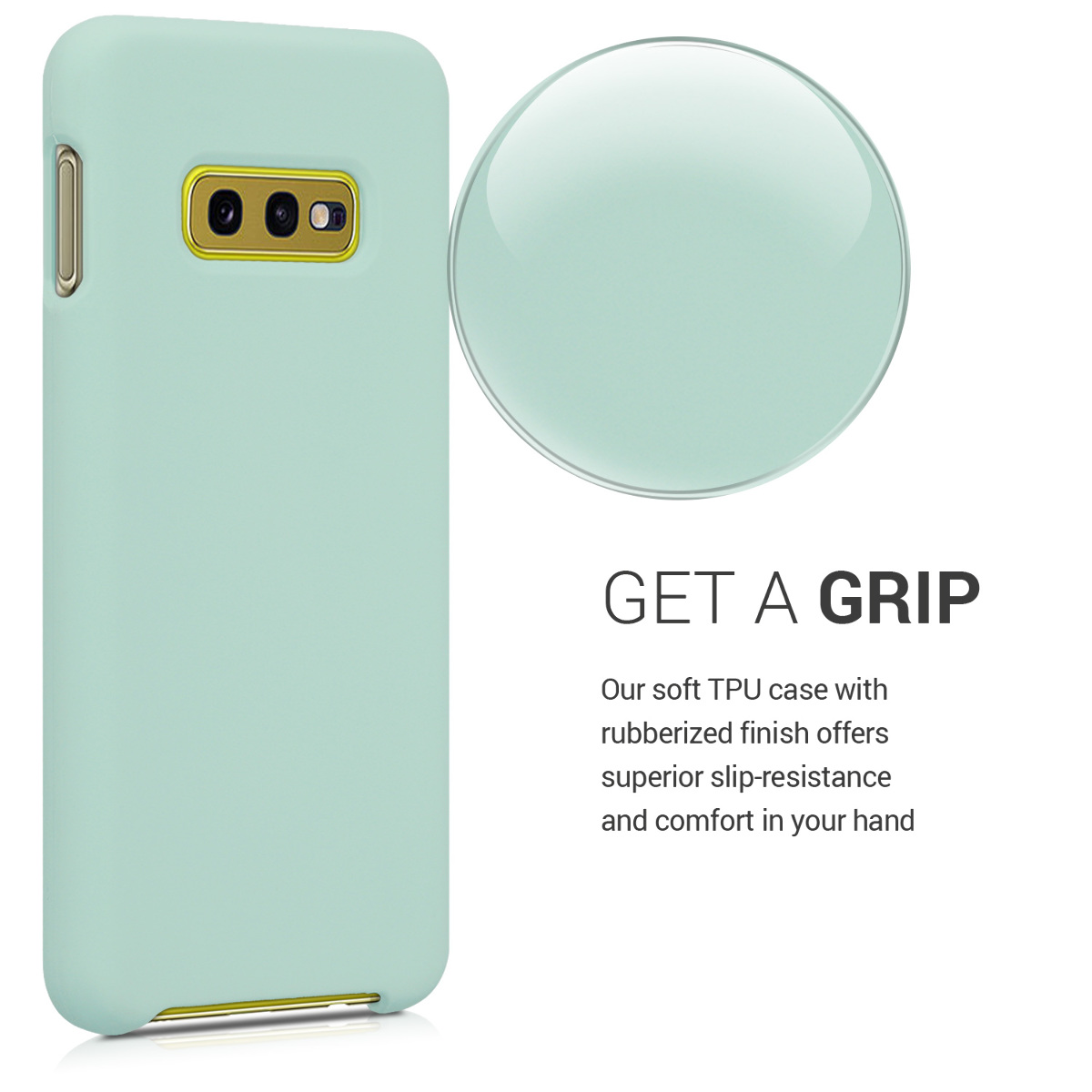 Kryt na mobil Samsung Galaxy S10e kwmobile TPU Mint Matte