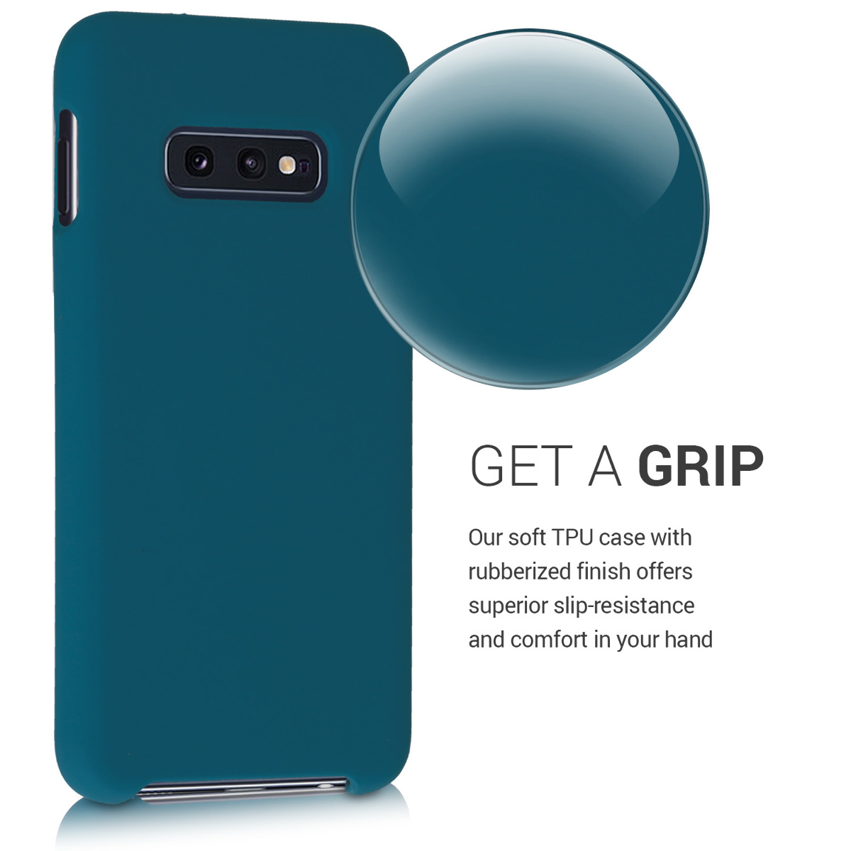 Kryt na mobil Samsung Galaxy S10e kwmobile TPU matně petrolejový