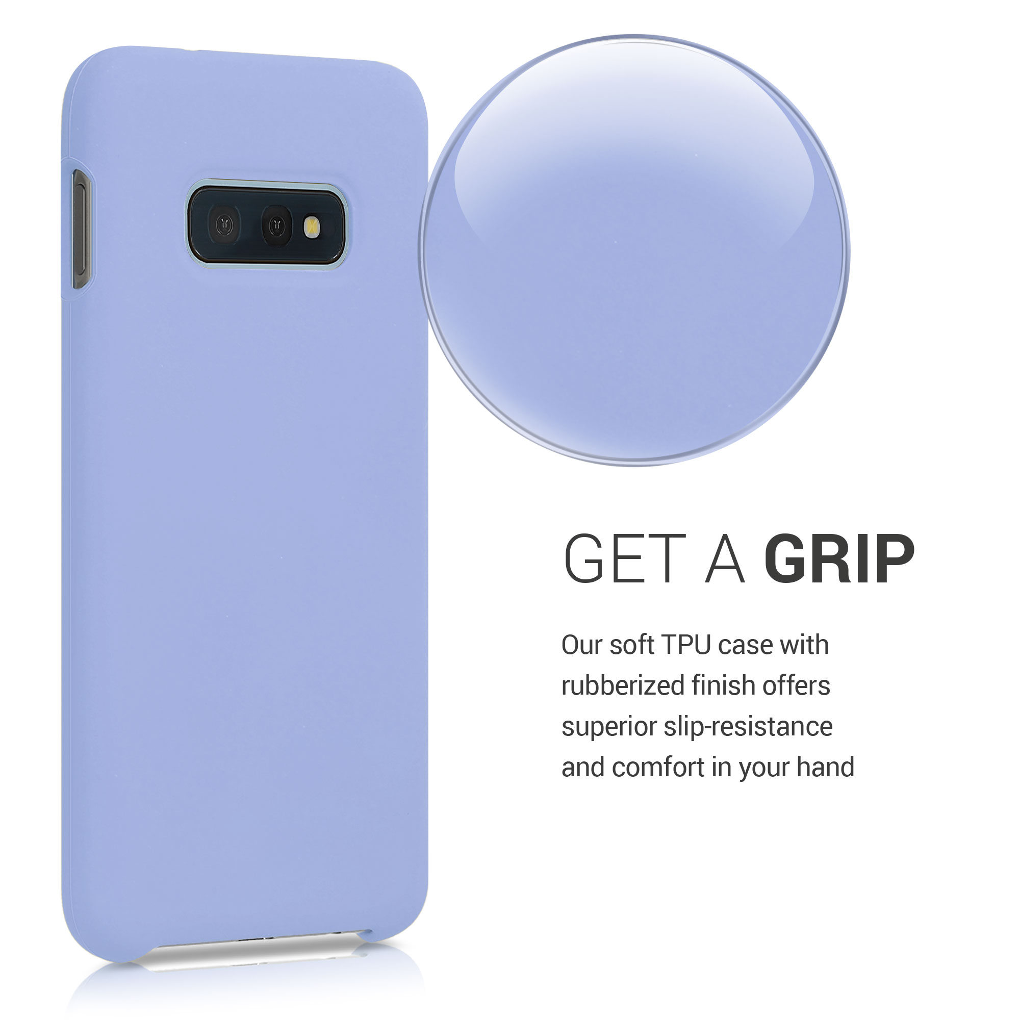 Kryt na mobil Samsung Galaxy S10e kwmobile TPU matně světle modrý