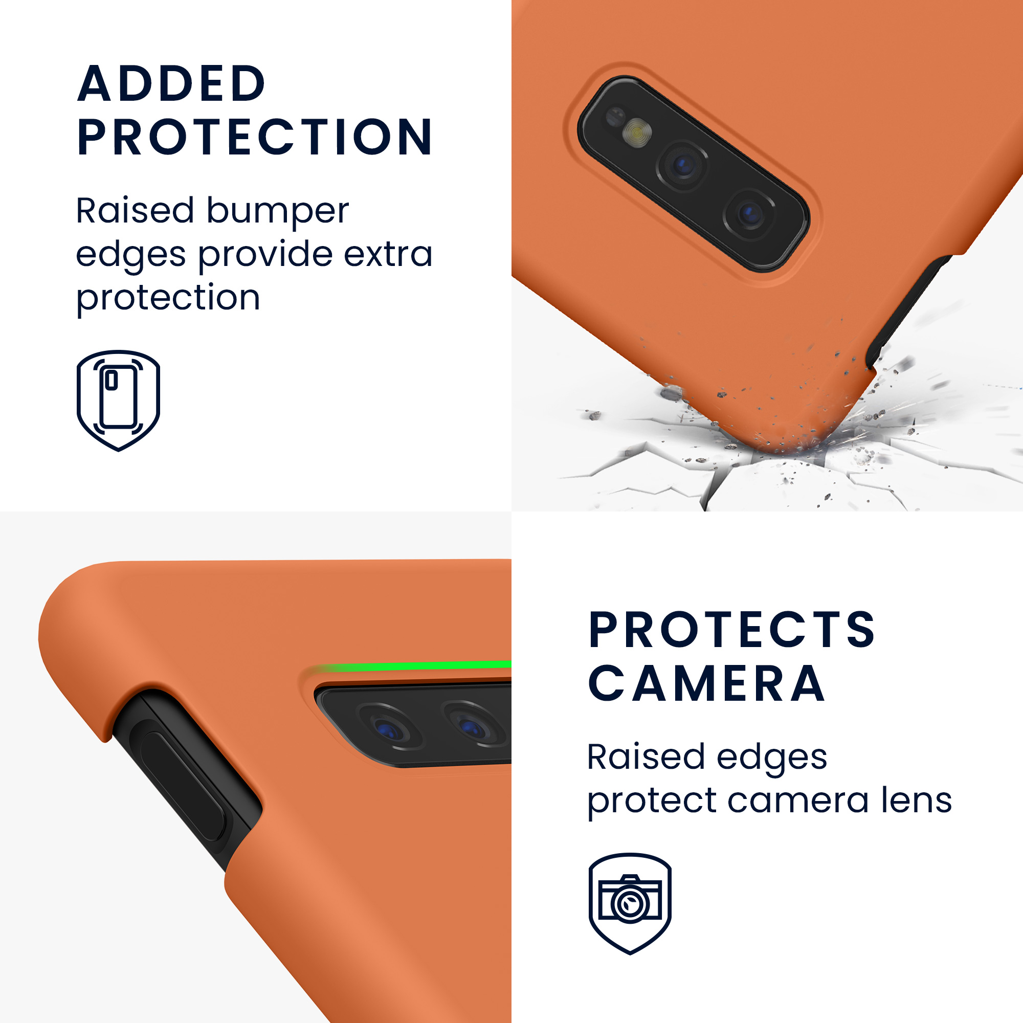 Kryt na mobil Samsung Galaxy S10e kwmobile TPU Warm Apricot