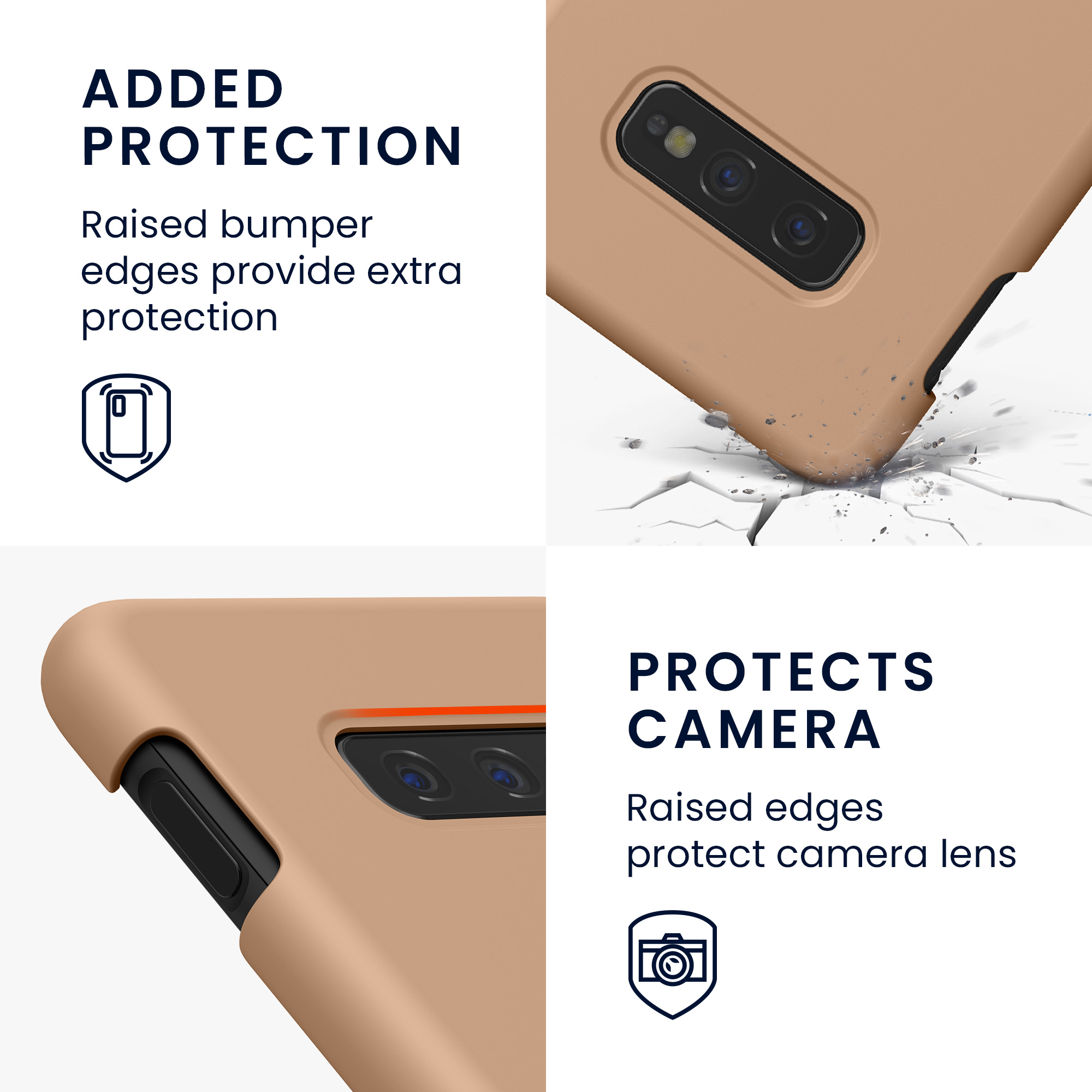 Kryt na mobil Samsung Galaxy S10e kwmobile TPU Cappuccino