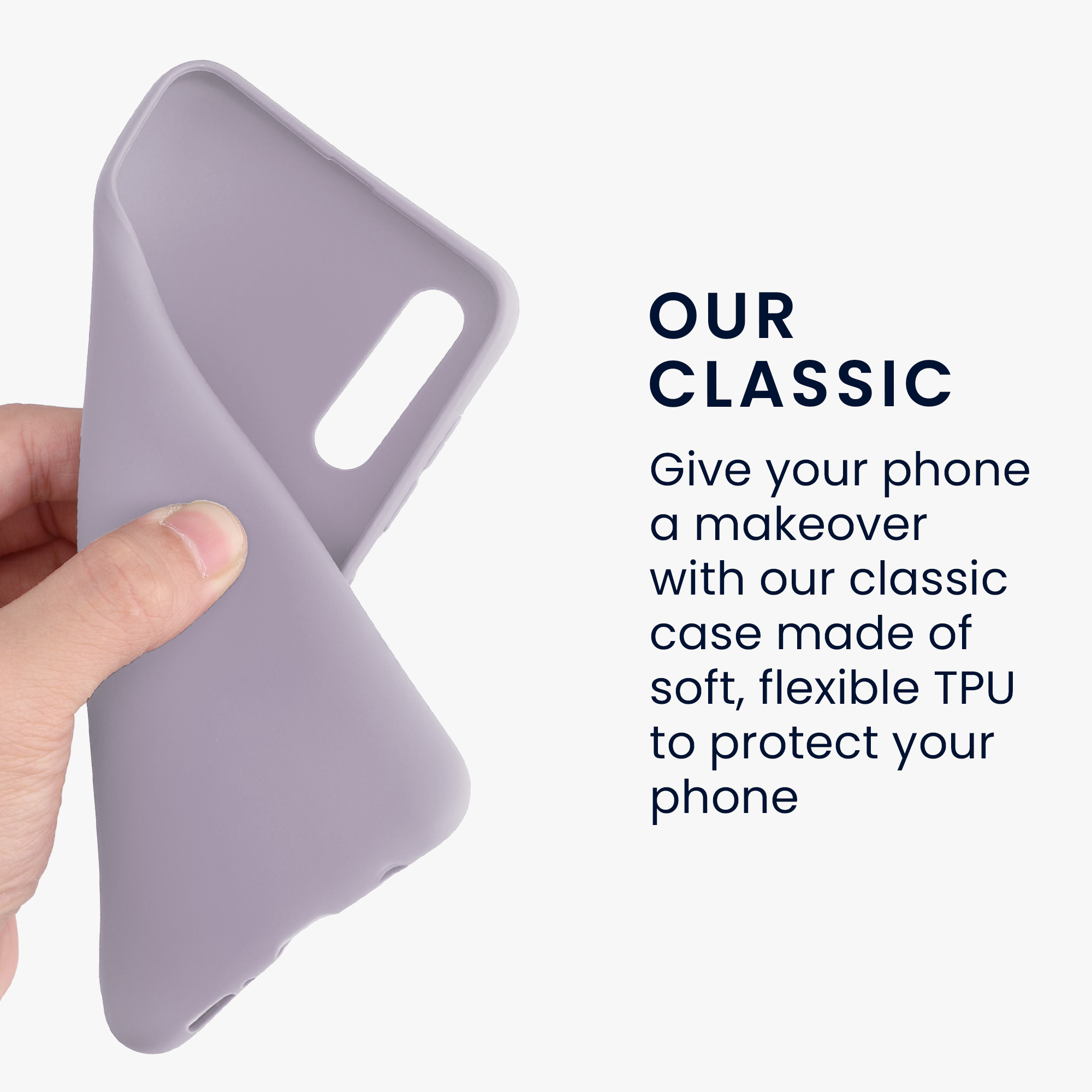 Kryt na mobil Samsung Galaxy A50 kwmobile TPU Levandulová