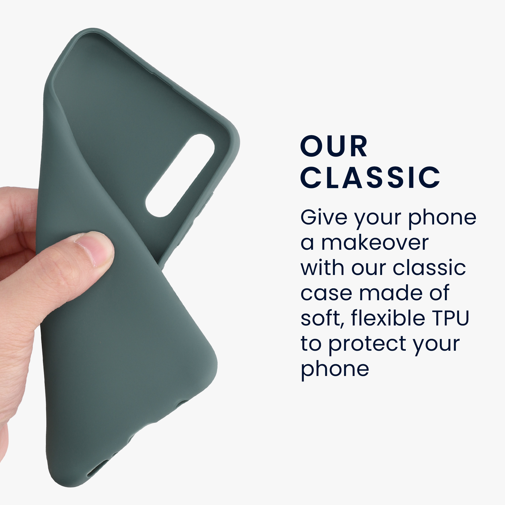 Kryt na mobil Samsung Galaxy A50 kwmobile TPU Modro-zelená