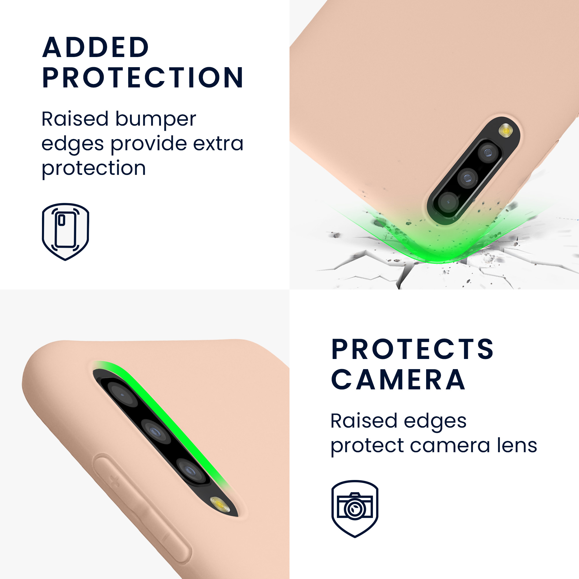 Kryt na mobil Samsung Galaxy A50 kwmobile TPU Kokosový vír
