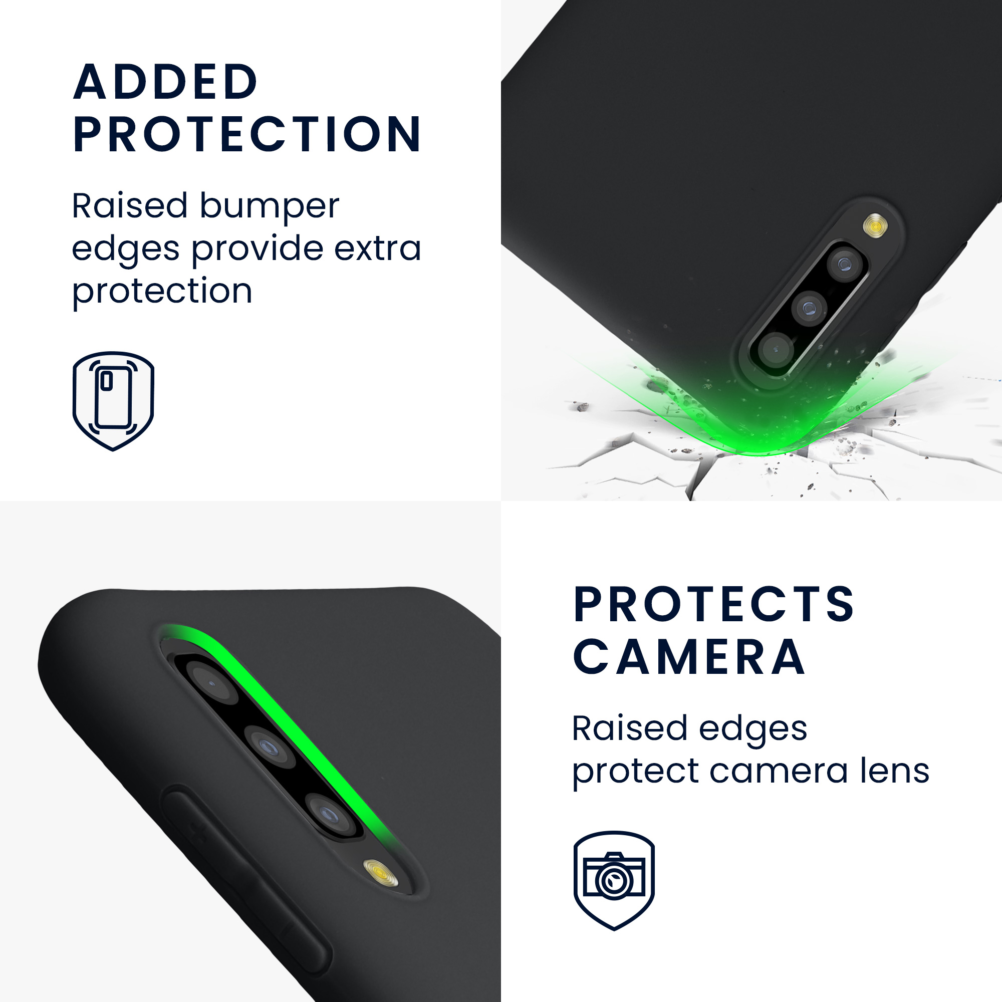 Kryt na mobil Samsung Galaxy A50 kwmobile TPU Borůvková