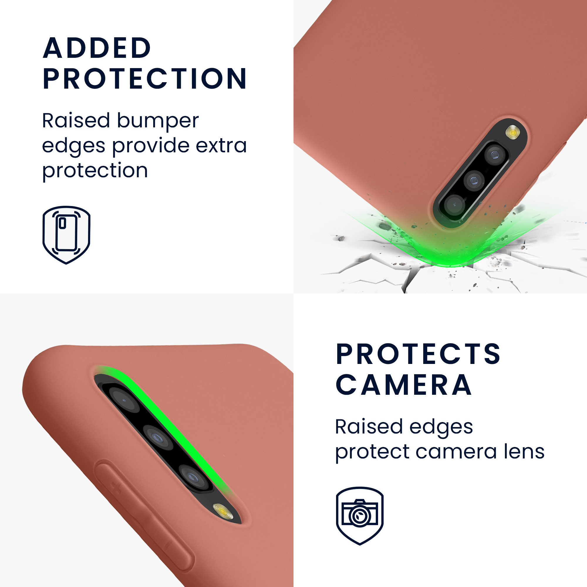 Pouzdro pro Samsung Galaxy A50 kwmobile TPU - zimní růže