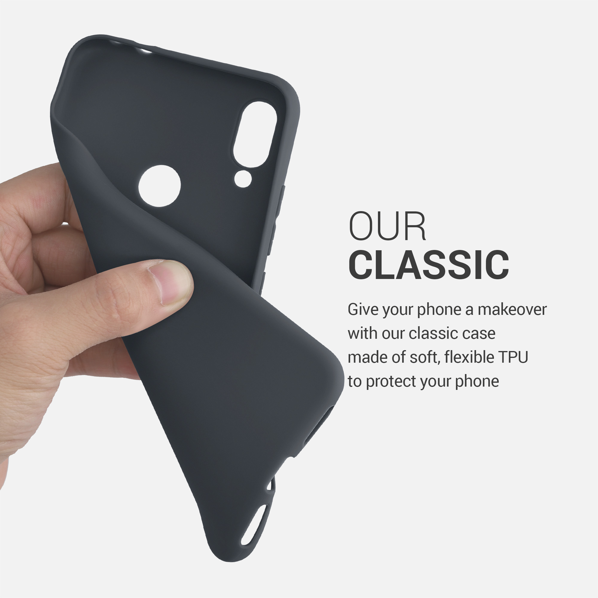 TPU kryt kwmobile pro Xiaomi Redmi Note 7 / Note 7 Pro - borůvkově modrá