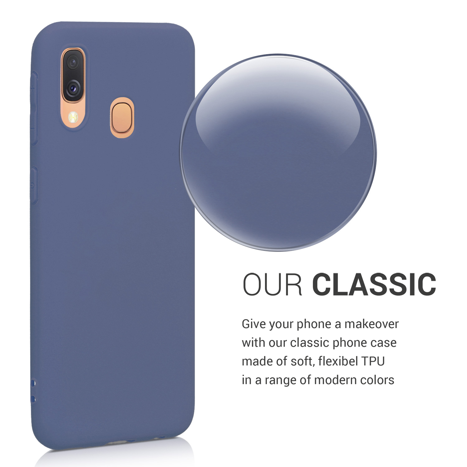 Kryt na mobil Samsung Galaxy A40 kwmobile TPU Lila
