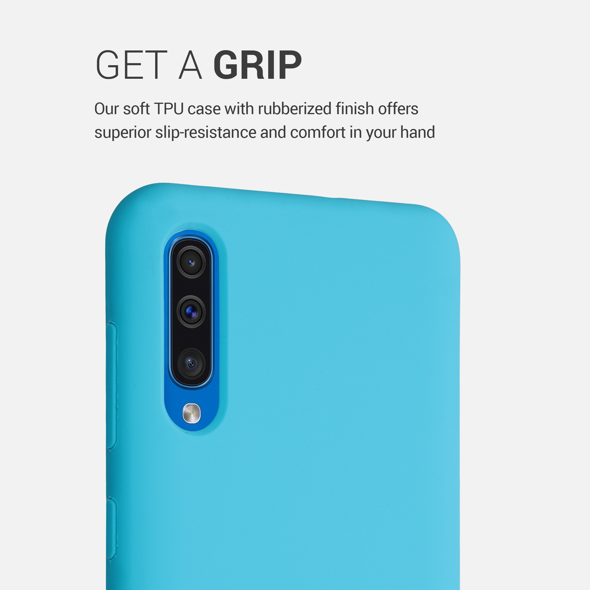 Kryt na mobil Samsung Galaxy A50 kwmobile TPU Oceánová modrá