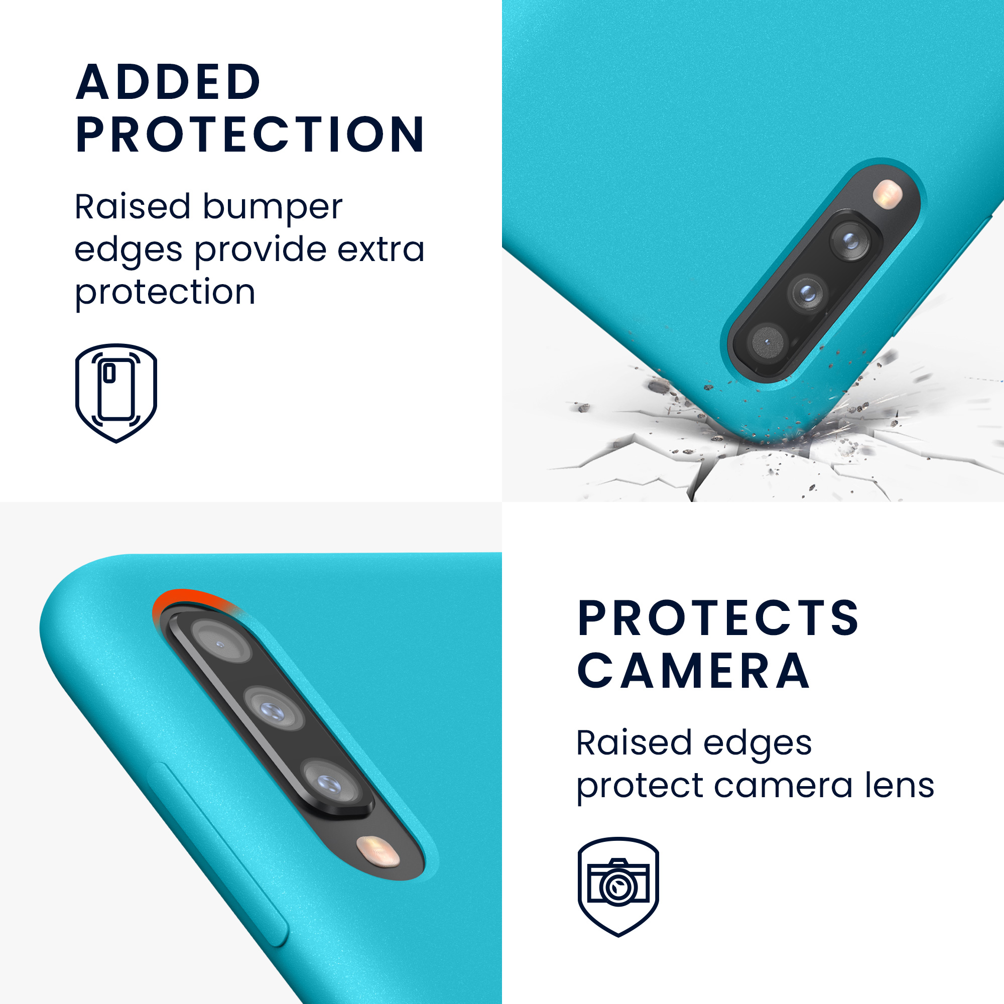 Kryt na mobil Samsung Galaxy A50 kwmobile TPU Chladný ledovec
