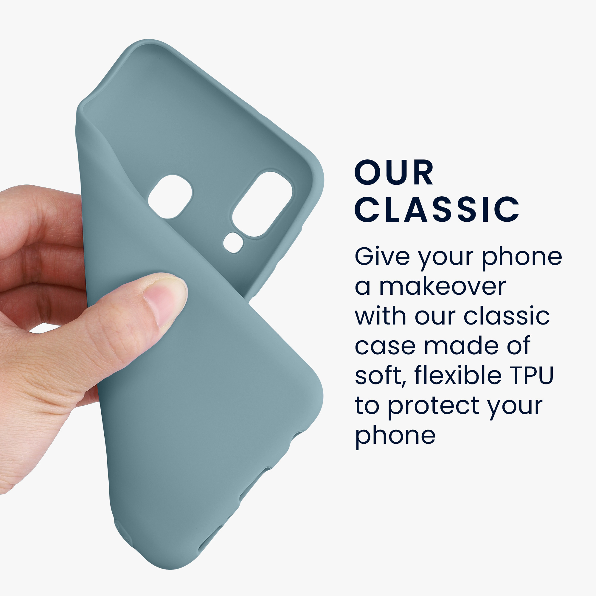Kryt na mobil Samsung Galaxy A20e kwmobile TPU Arctic Night