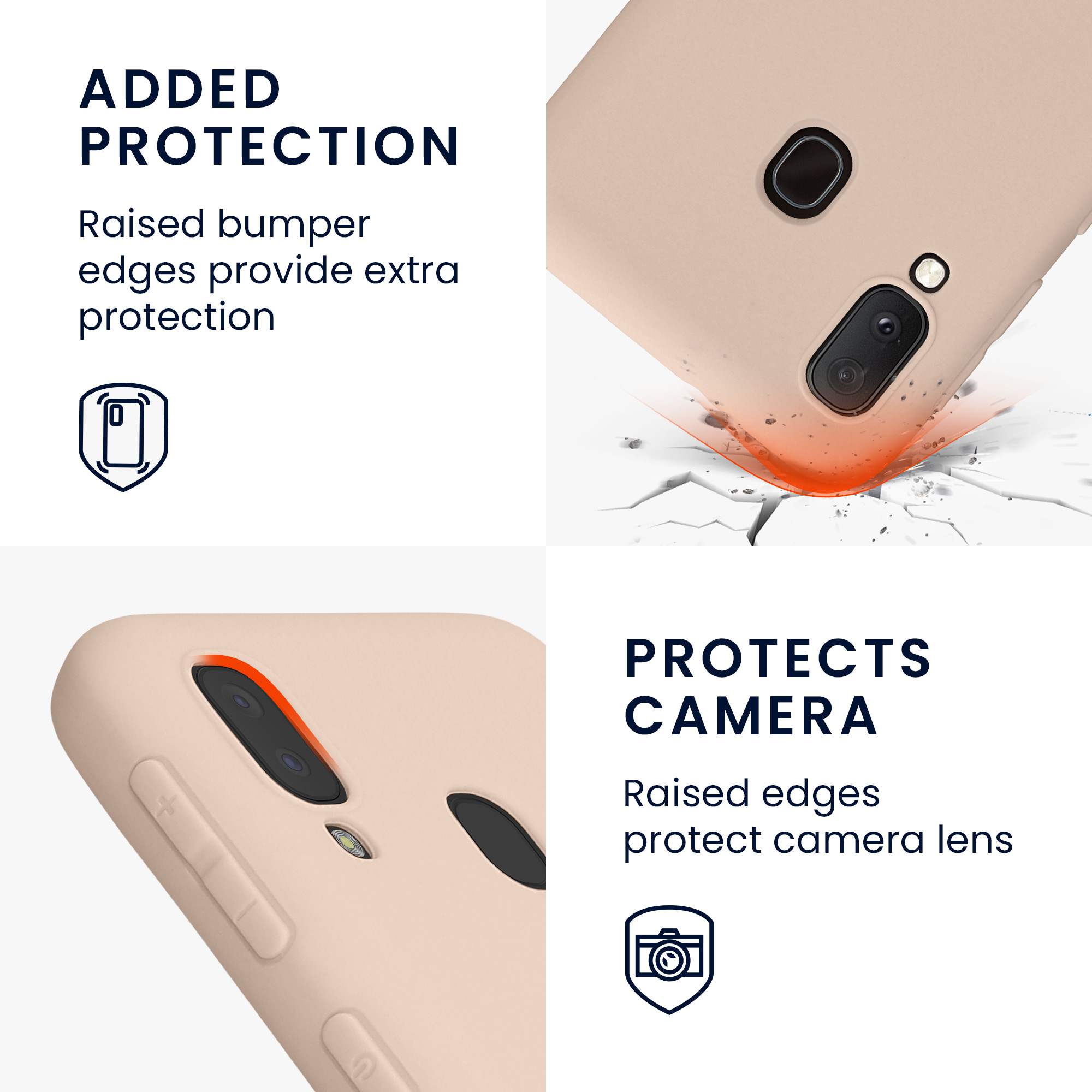 Kryt na mobil Samsung Galaxy A20e kwmobile TPU Coconut Swirl