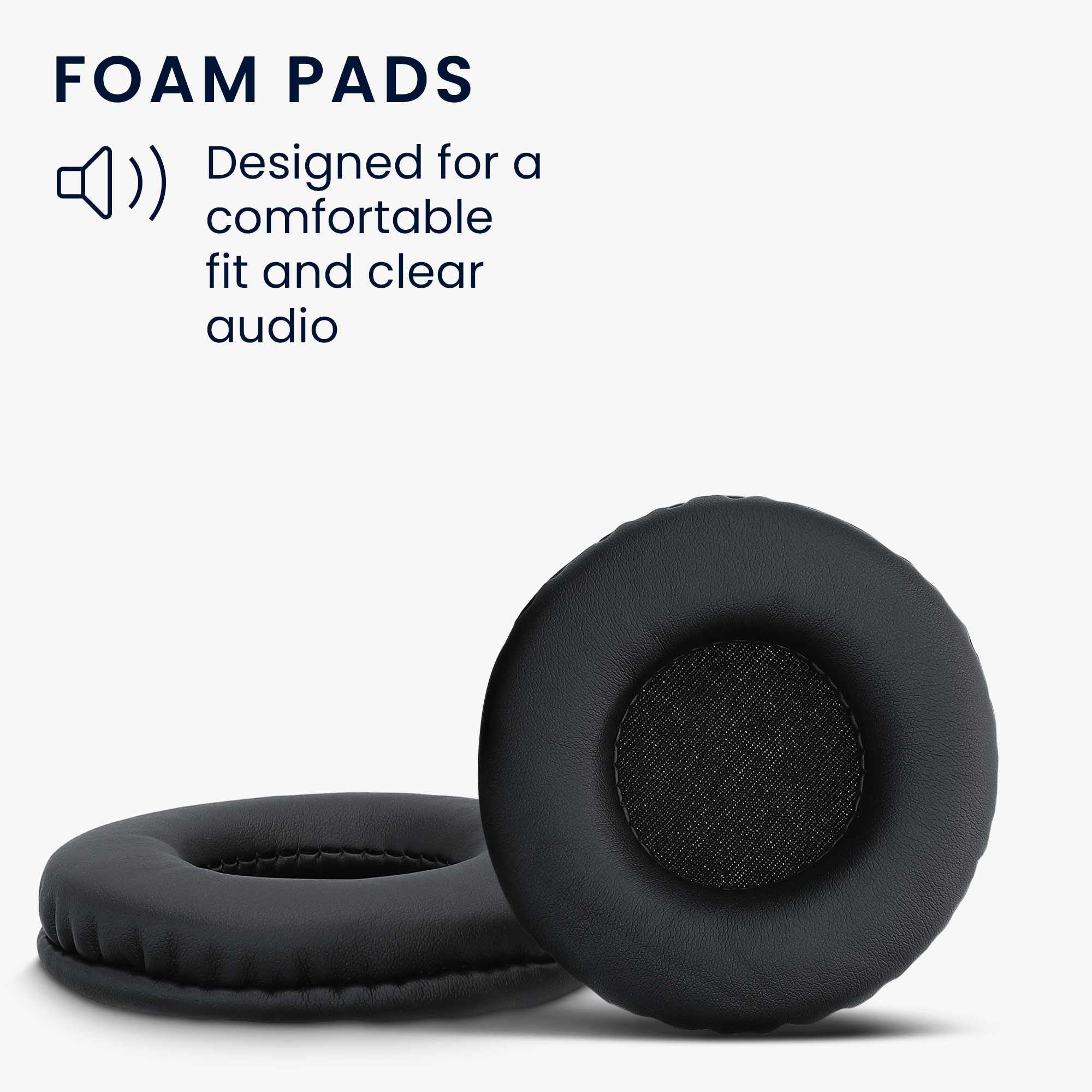 2x Náhradní náušníky / polstrování Skullcandy Hesh 2.0 kwmobile - černá