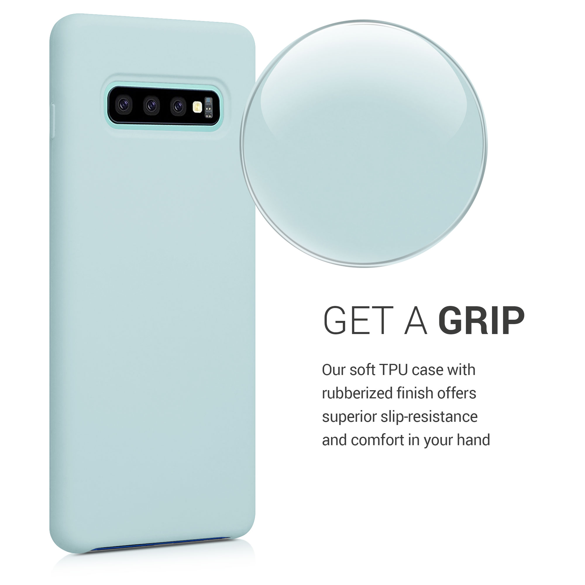 Kryt na mobil Samsung Galaxy S10 Plus / S10+ kwmobile TPU mintový