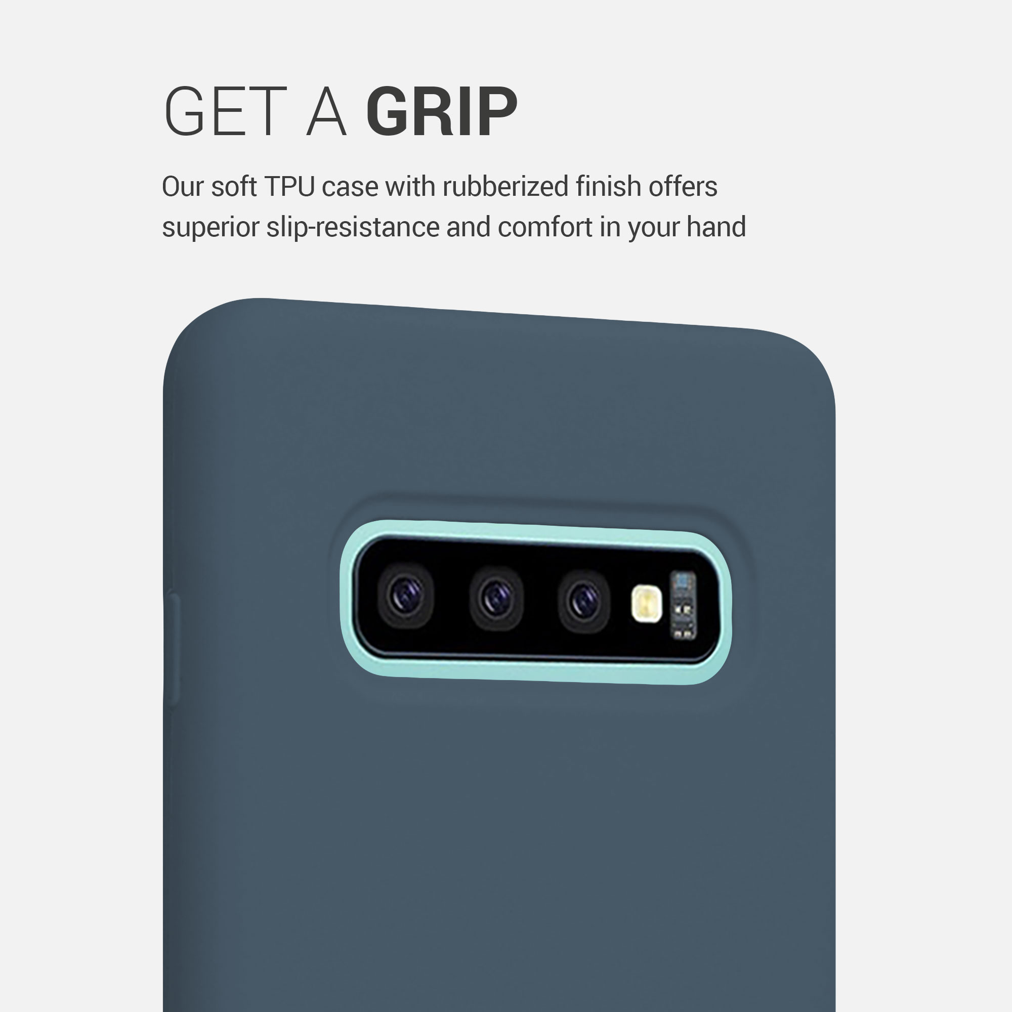 Kryt na mobil Samsung Galaxy S10 Plus / S10+ kwmobile TPU tmavě břidlicový