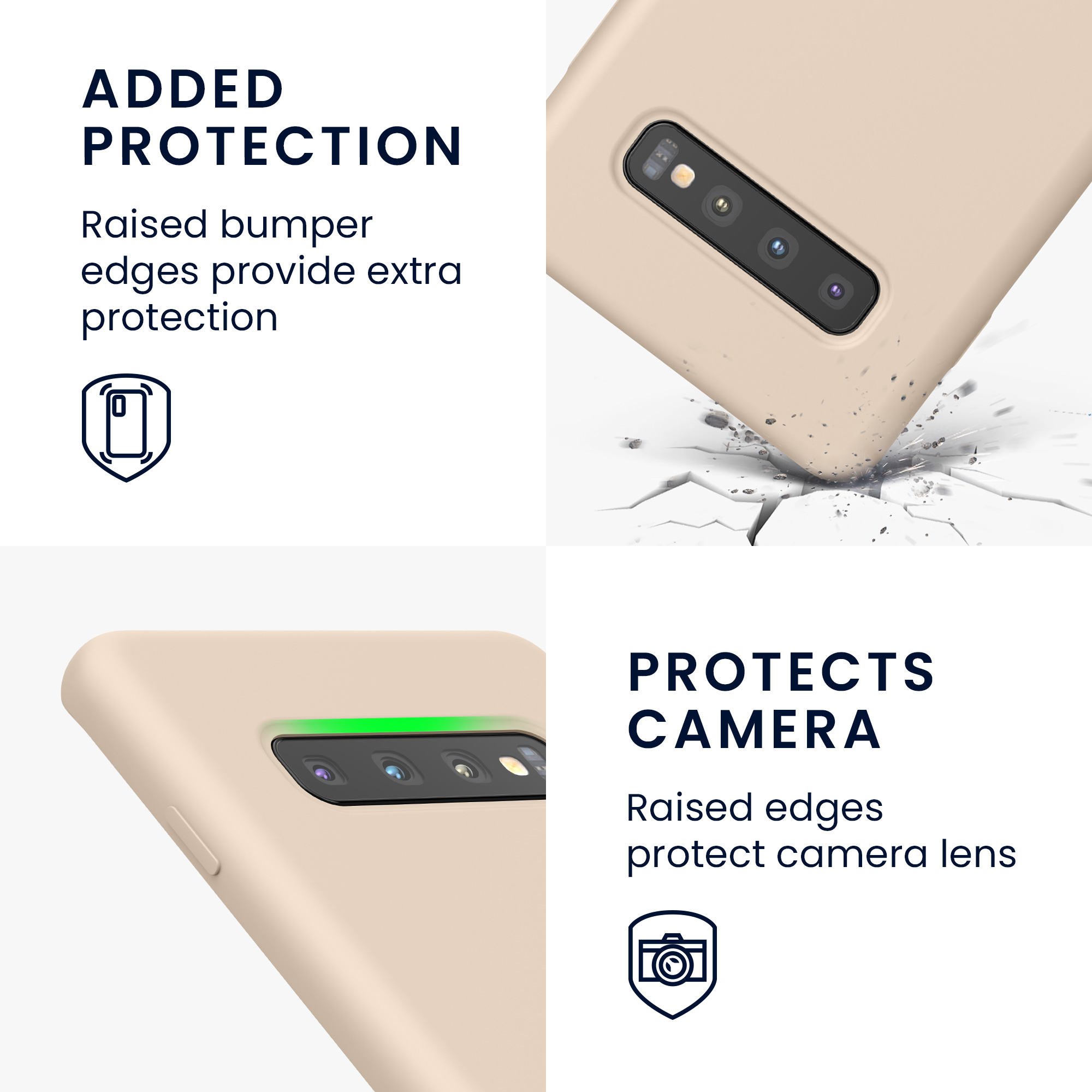 Kryt na mobil Samsung Galaxy S10 Plus / S10+ kwmobile TPU Sugar Frosting