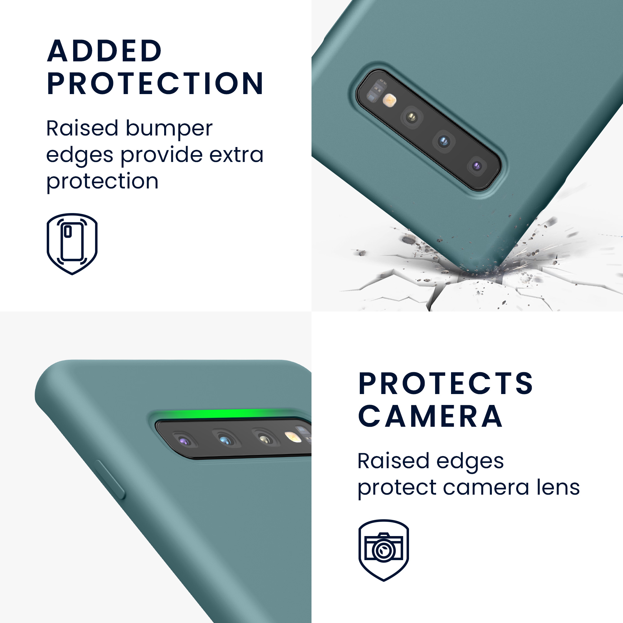 Kryt na mobil Samsung Galaxy S10 Plus / S10+ kwmobile TPU Antique Stone