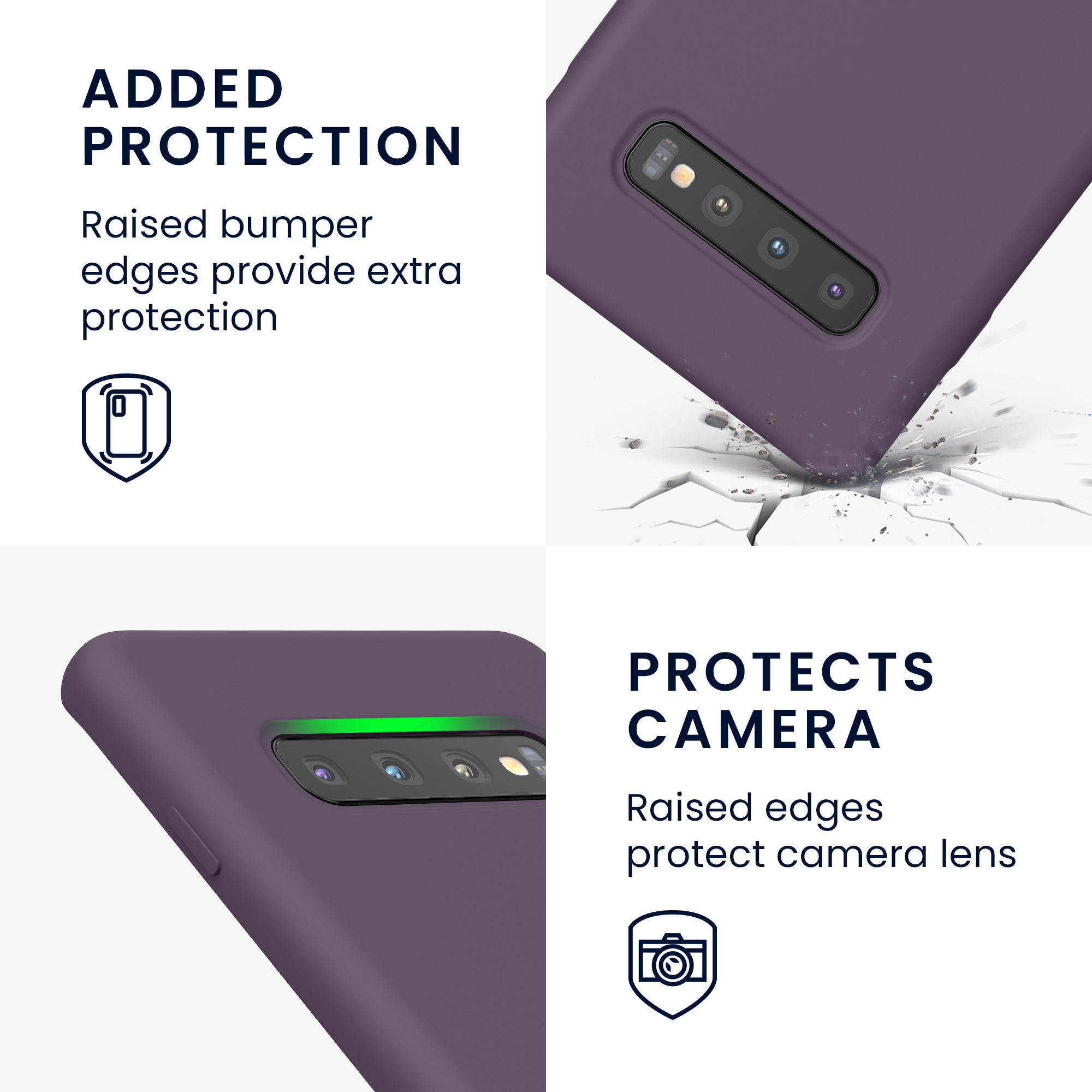 Kryt na mobil Samsung Galaxy S10 Plus / S10+ kwmobile TPU Pale Iris