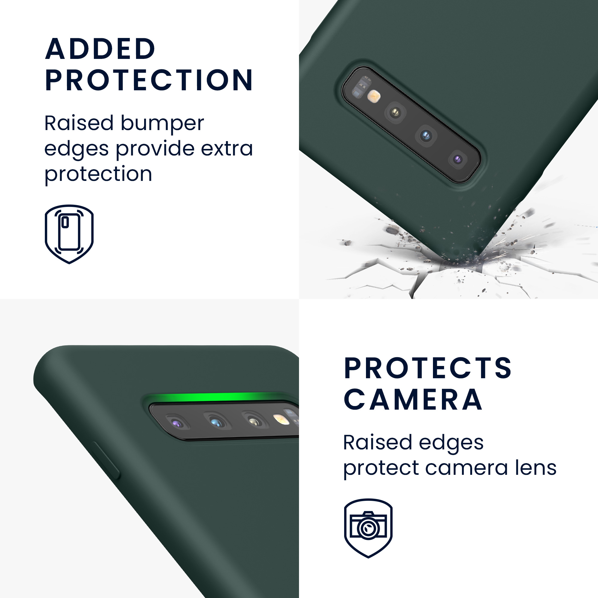 Kryt na mobil Samsung Galaxy S10 Plus / S10+ kwmobile TPU modrý