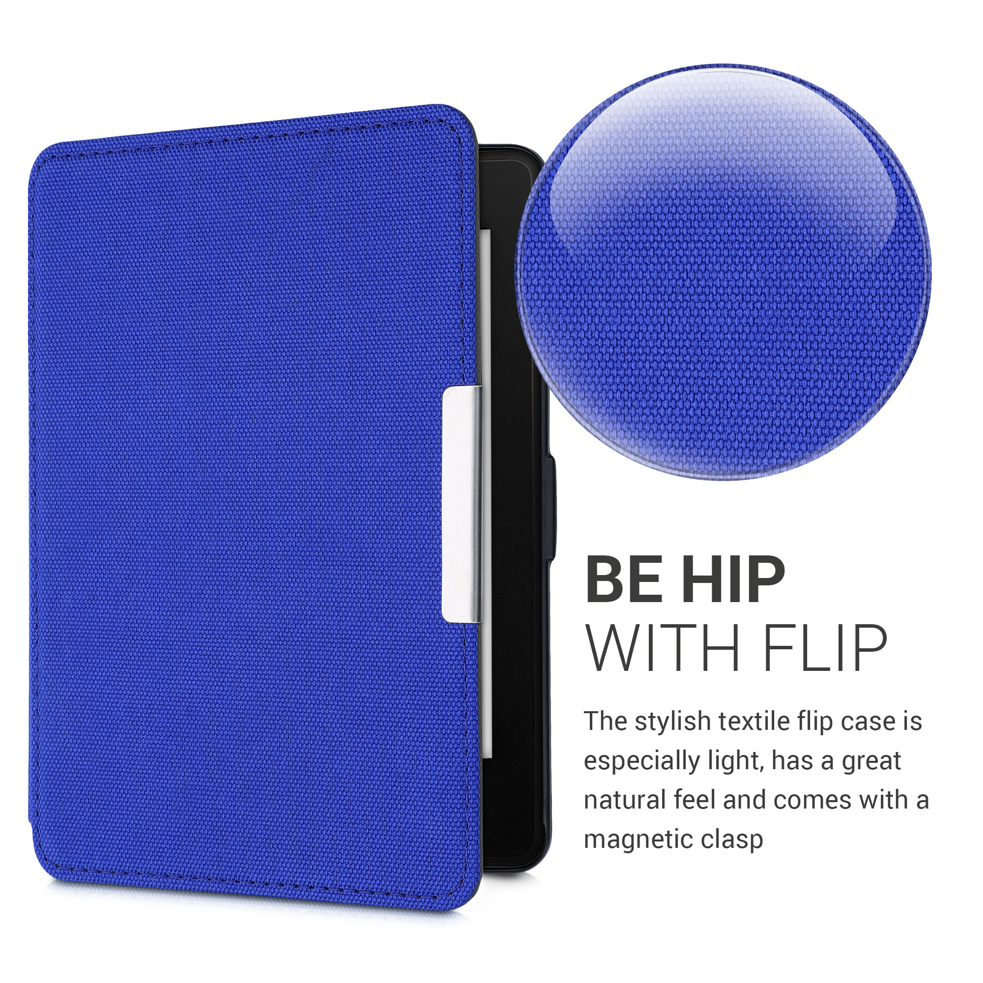 Pouzdro na čtečku kwmobile Kindle Paperwhite - modrá