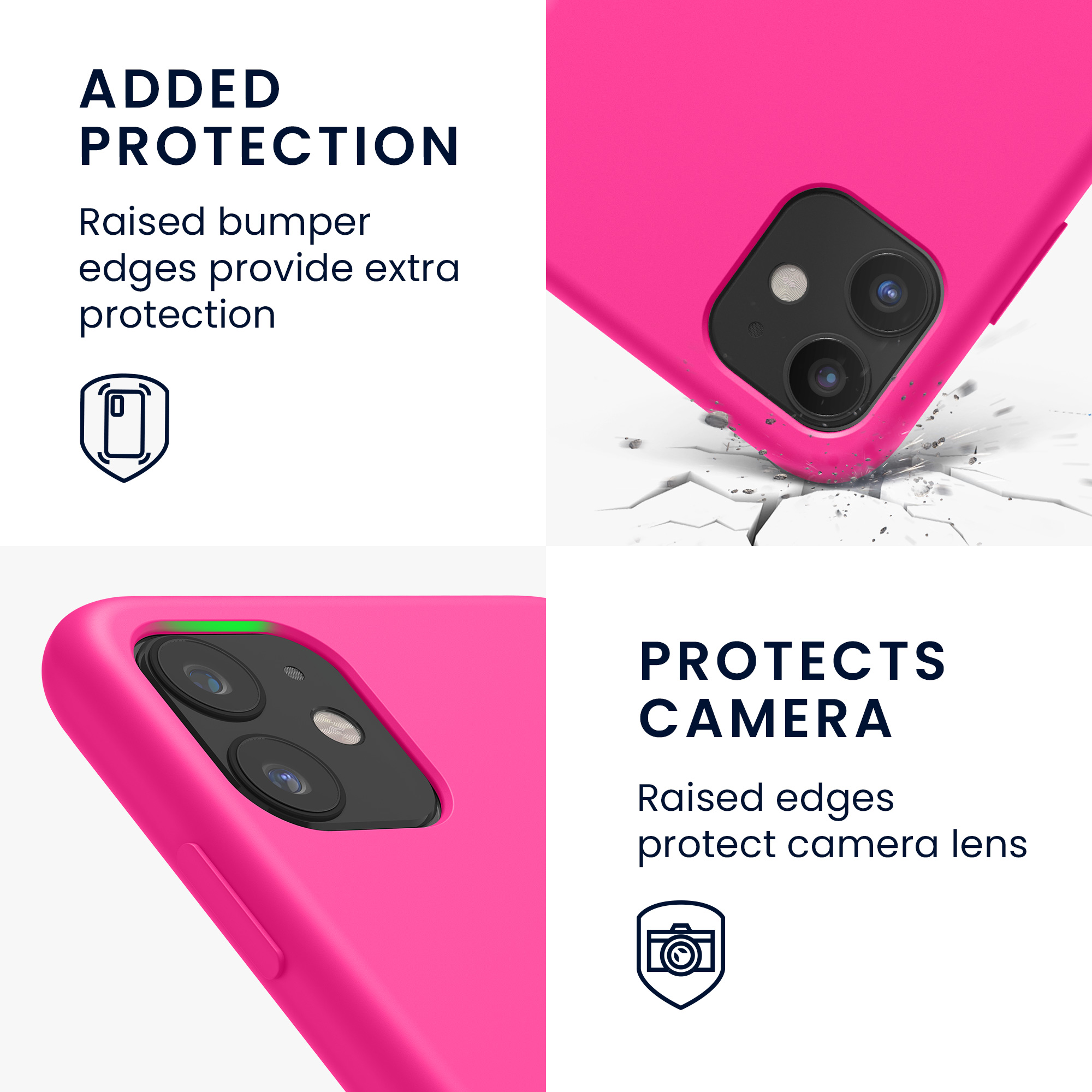 Kryt na mobil kwmobile iPhone 11 - Wireless Charging Neon Pink