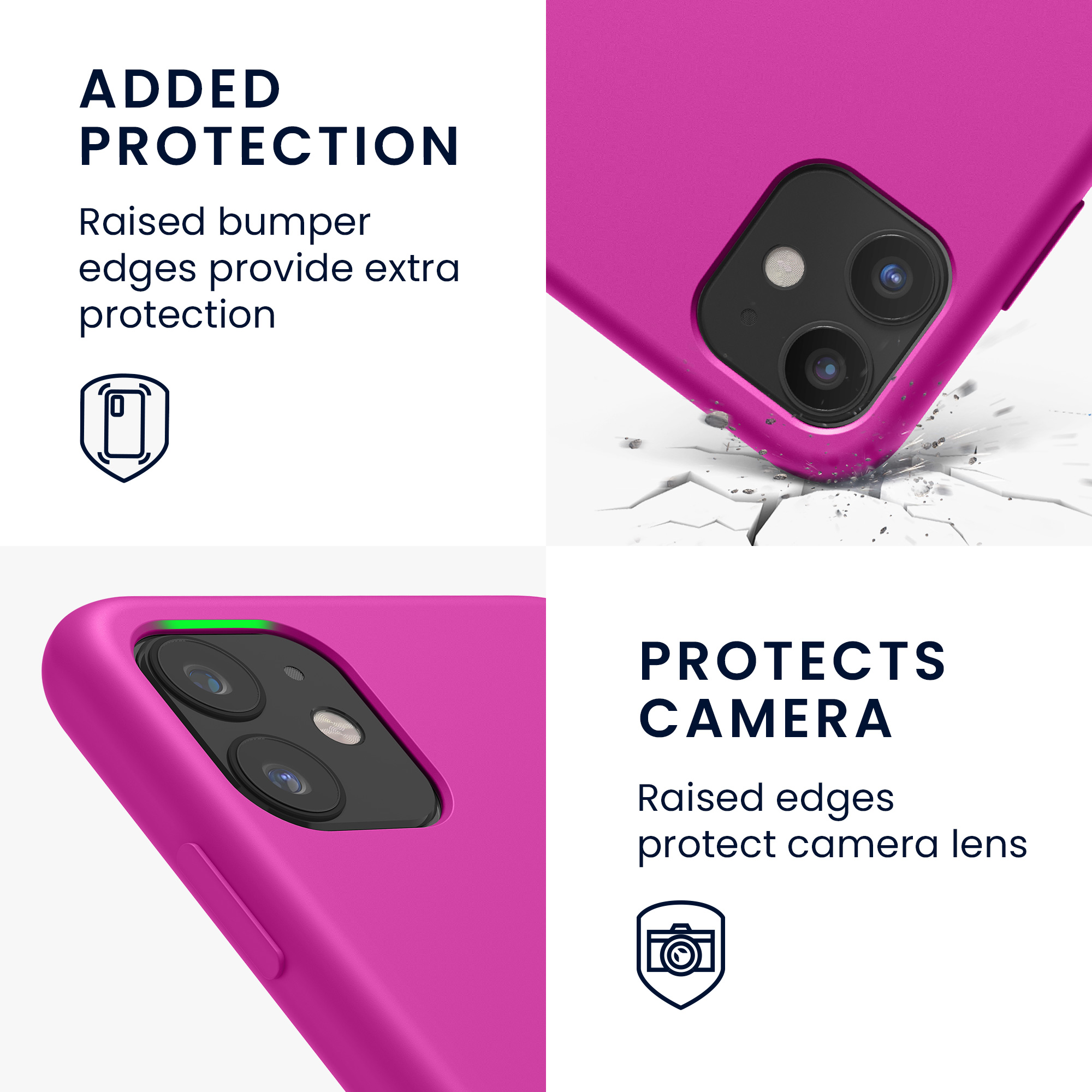 Pouzdro pro Apple iPhone 11 kwmobile silikonové - purpurová