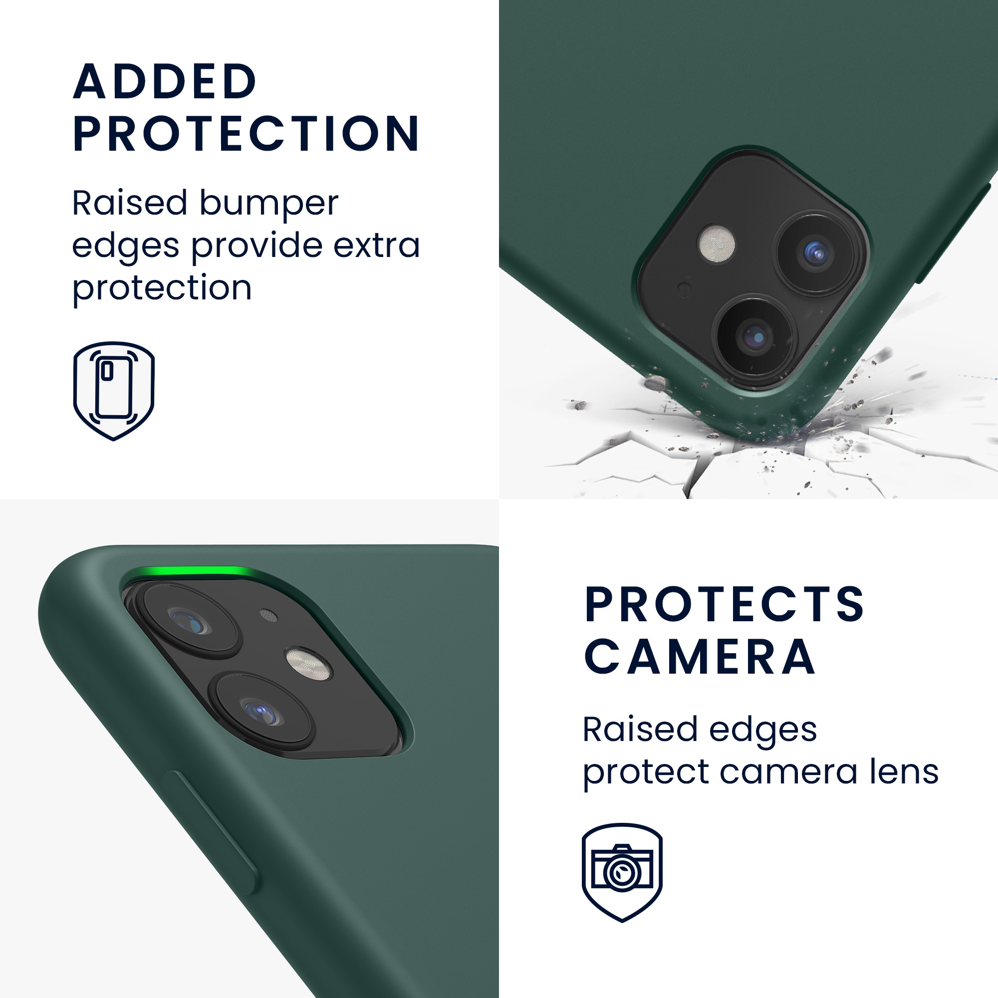Kryt na mobil kwmobile iPhone 11 - Wireless Charging Moss Green