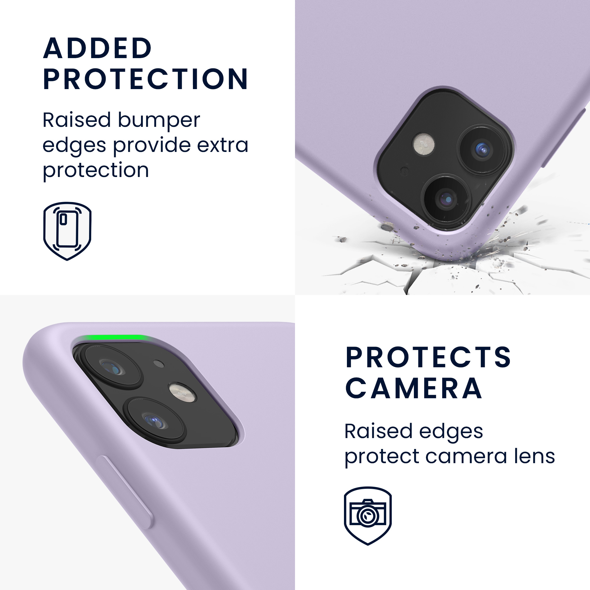 Kryt na mobil kwmobile iPhone 11 - Wireless Charging Purple Cloud