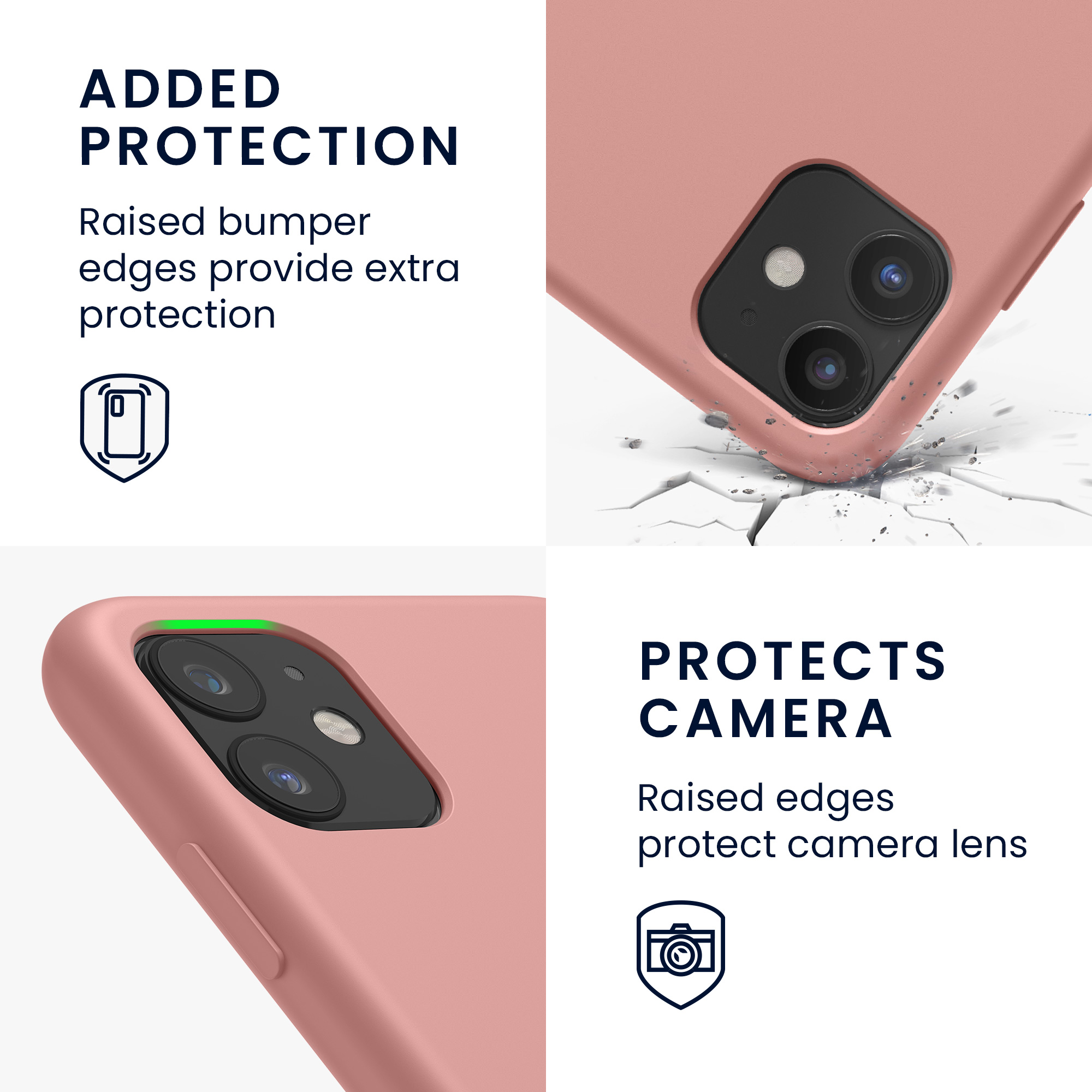 Kryt na mobil kwmobile iPhone 11 - Wireless Charging Winter Rose
