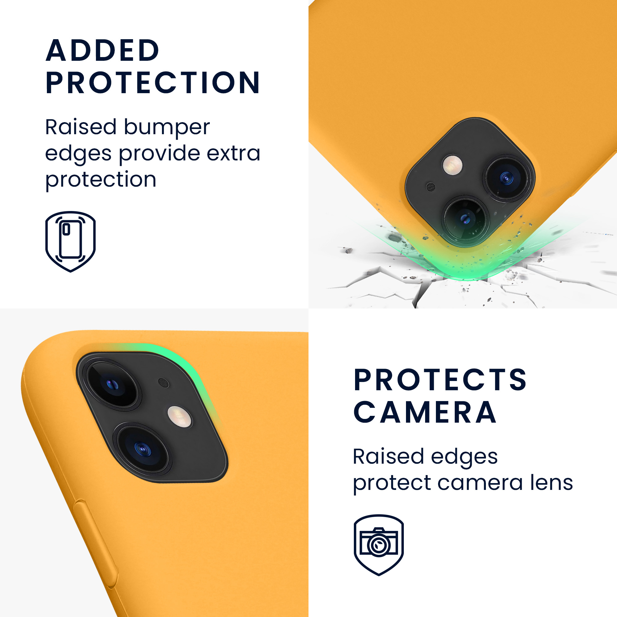 Pouzdro pro Apple iPhone 11 kwmobile silikonové - mangová