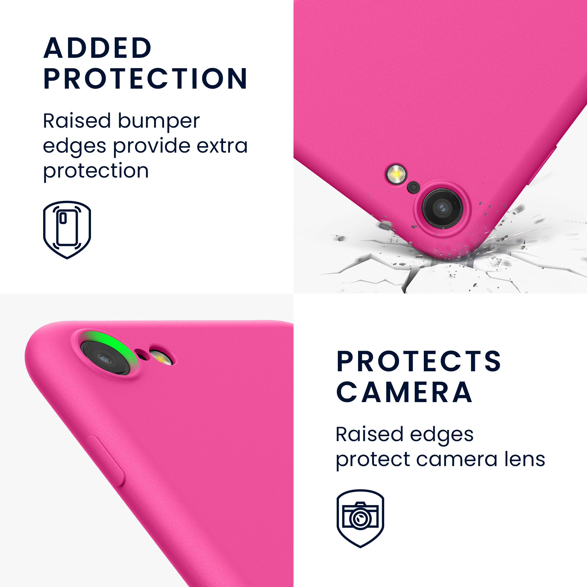 Silikonový TPU kryt kwmobile pro iPhone SE 2022/2020/8/7