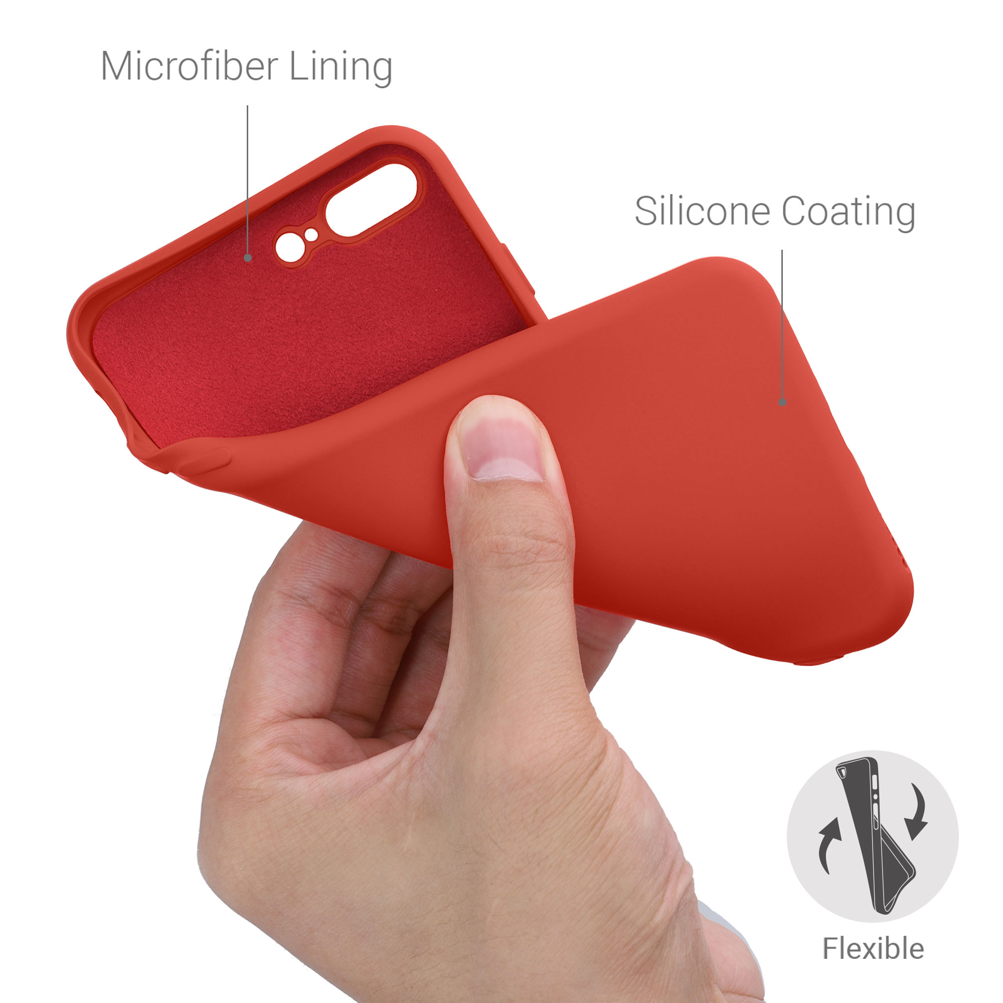 Silikonový kryt kwmobile pro Apple iPhone 7 Plus / iPhone 8 Plus - oranžová