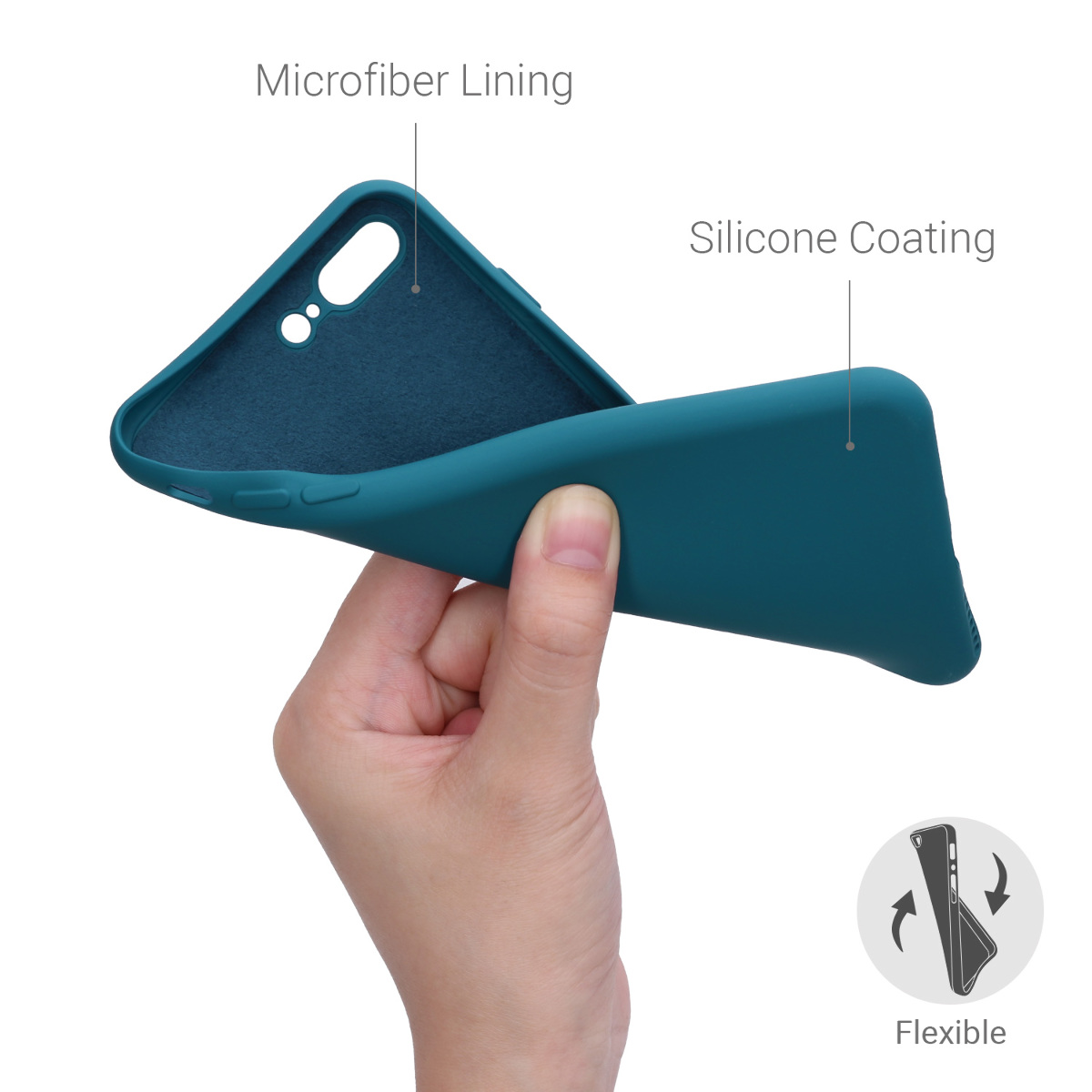 Silikonový kryt kwmobile pro Apple iPhone 7 Plus / iPhone 8 Plus