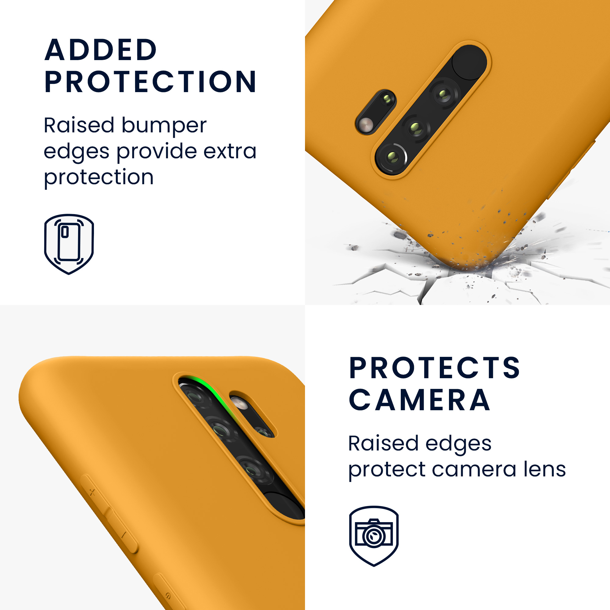 TPU kryt kwmobile pro Xiaomi Redmi Note 8 Pro - mango