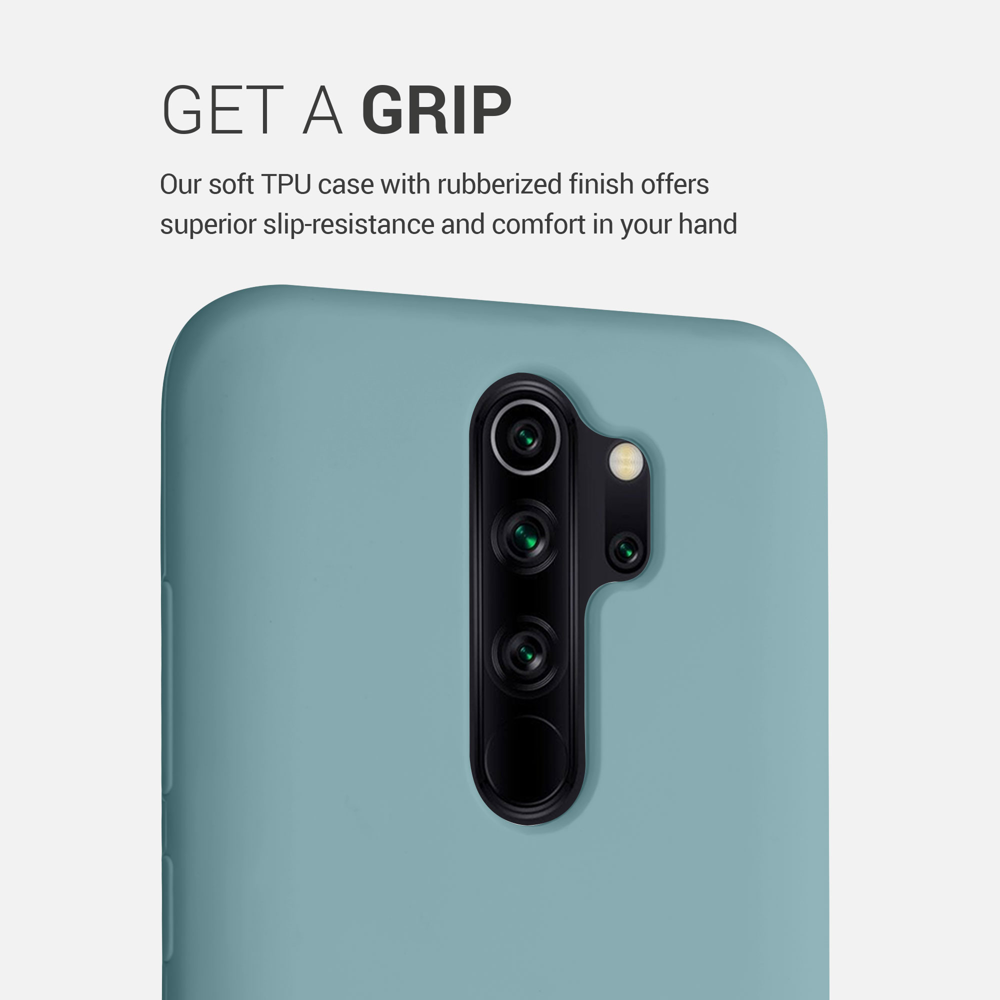 TPU kryt kwmobile pro Xiaomi Redmi Note 8 Pro - wireless charging arctic night