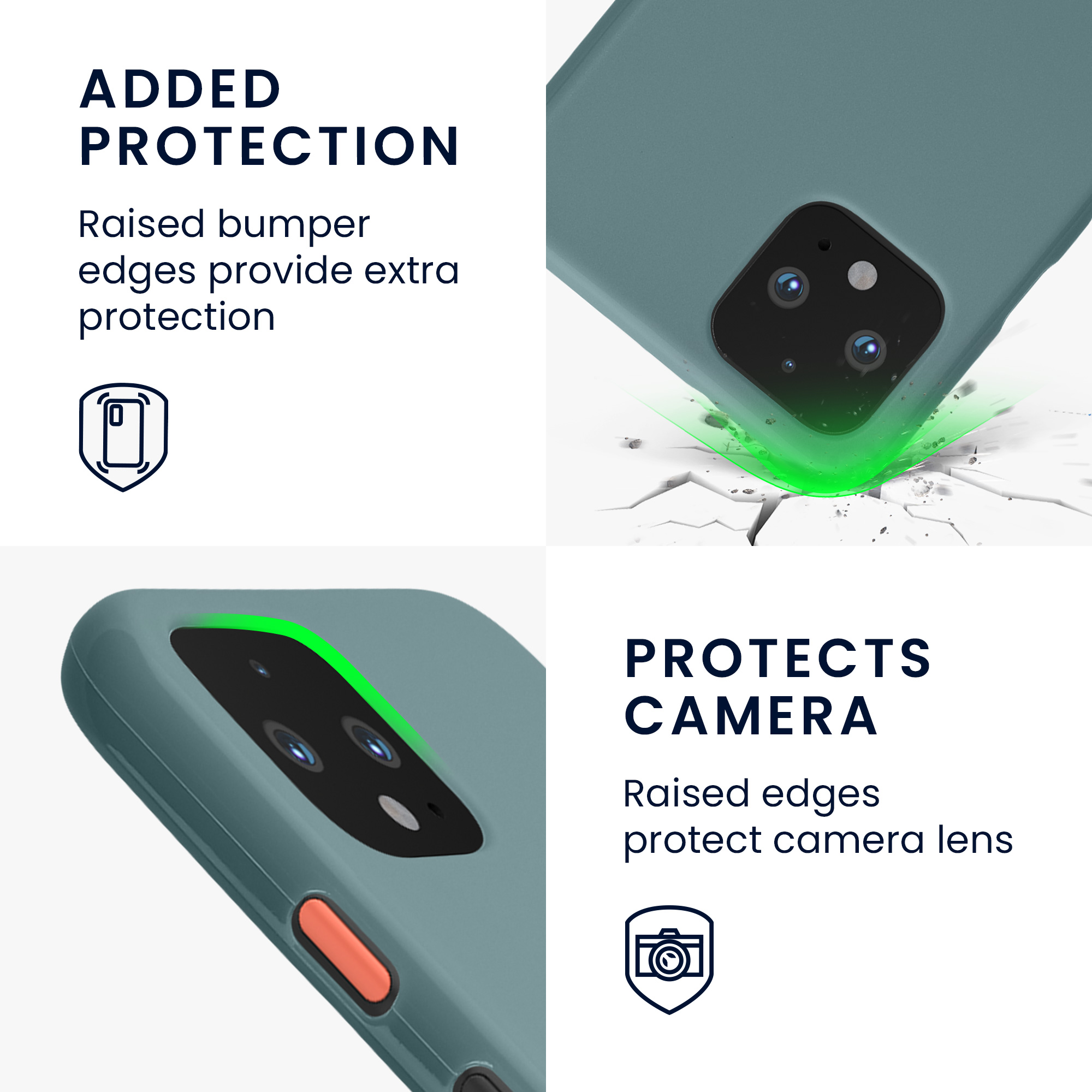 Zadní kryt kwmobile pro Google Pixel 4 - arktická noc