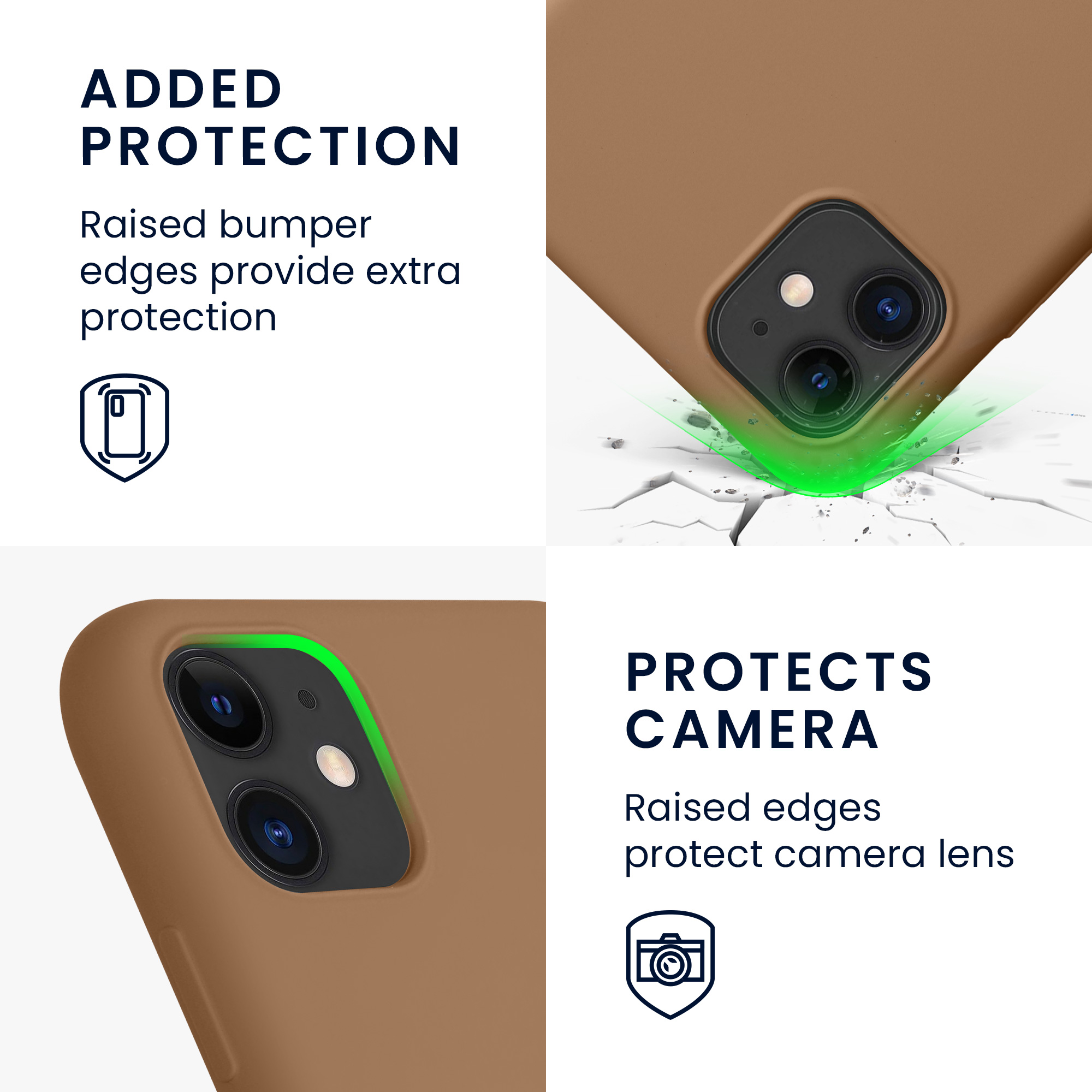 Kryt na mobil kwmobile iPhone 11 Case - cappuccino