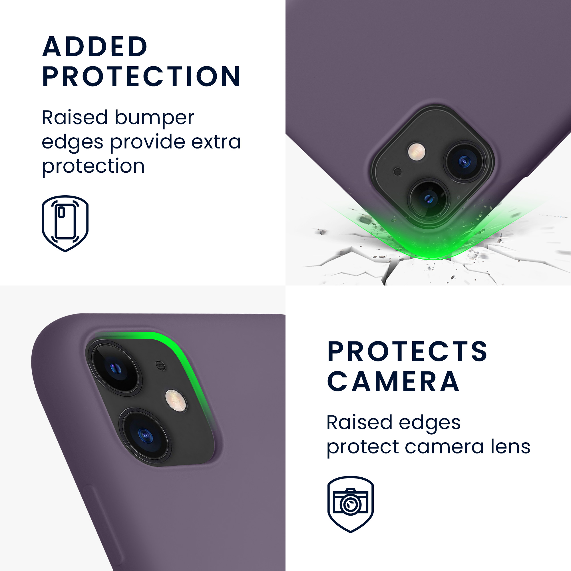 Kryt na mobil kwmobile iPhone 11 Case - Pale Iris