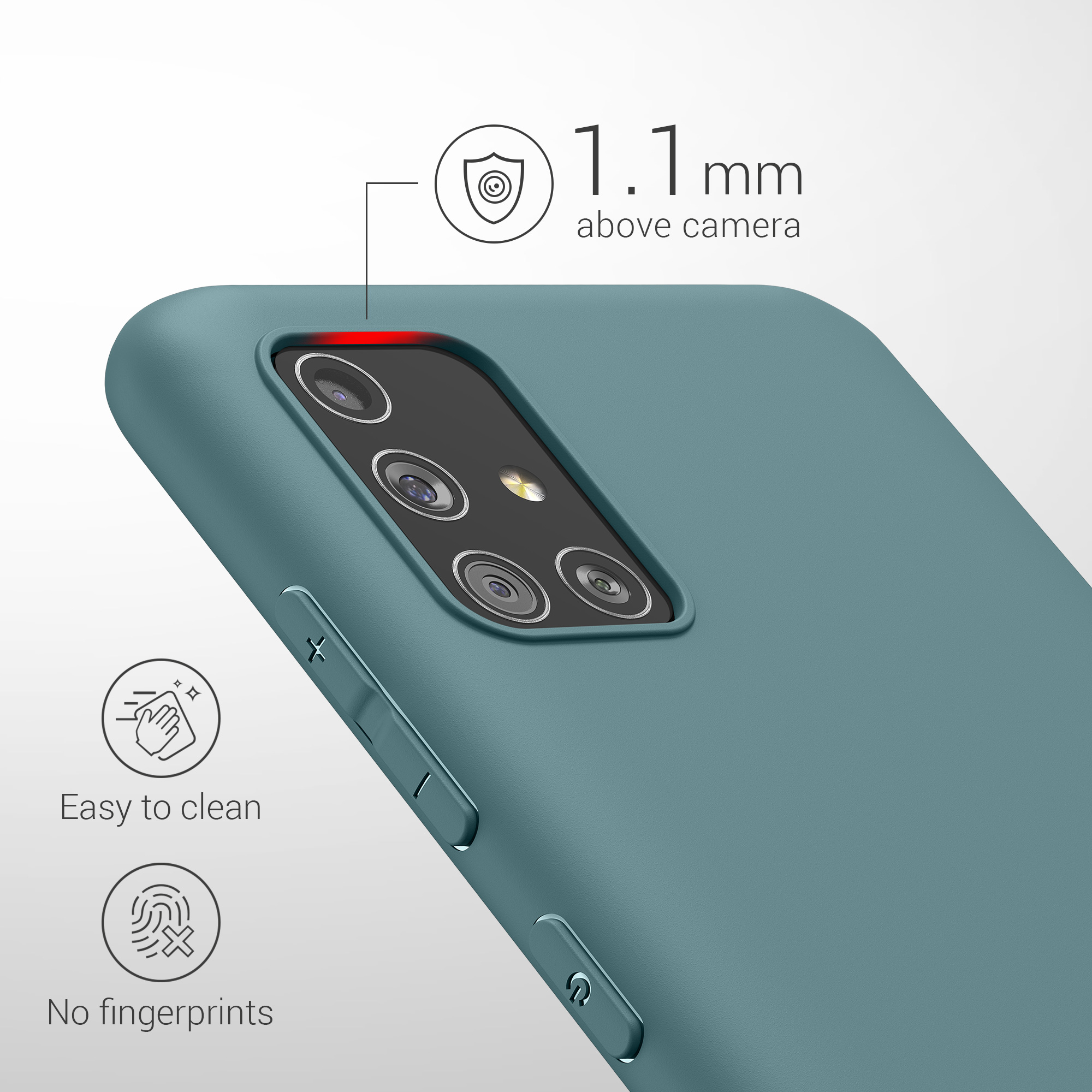 Kryt na mobil Samsung Galaxy A51 kwmobile TPU Antický kámen