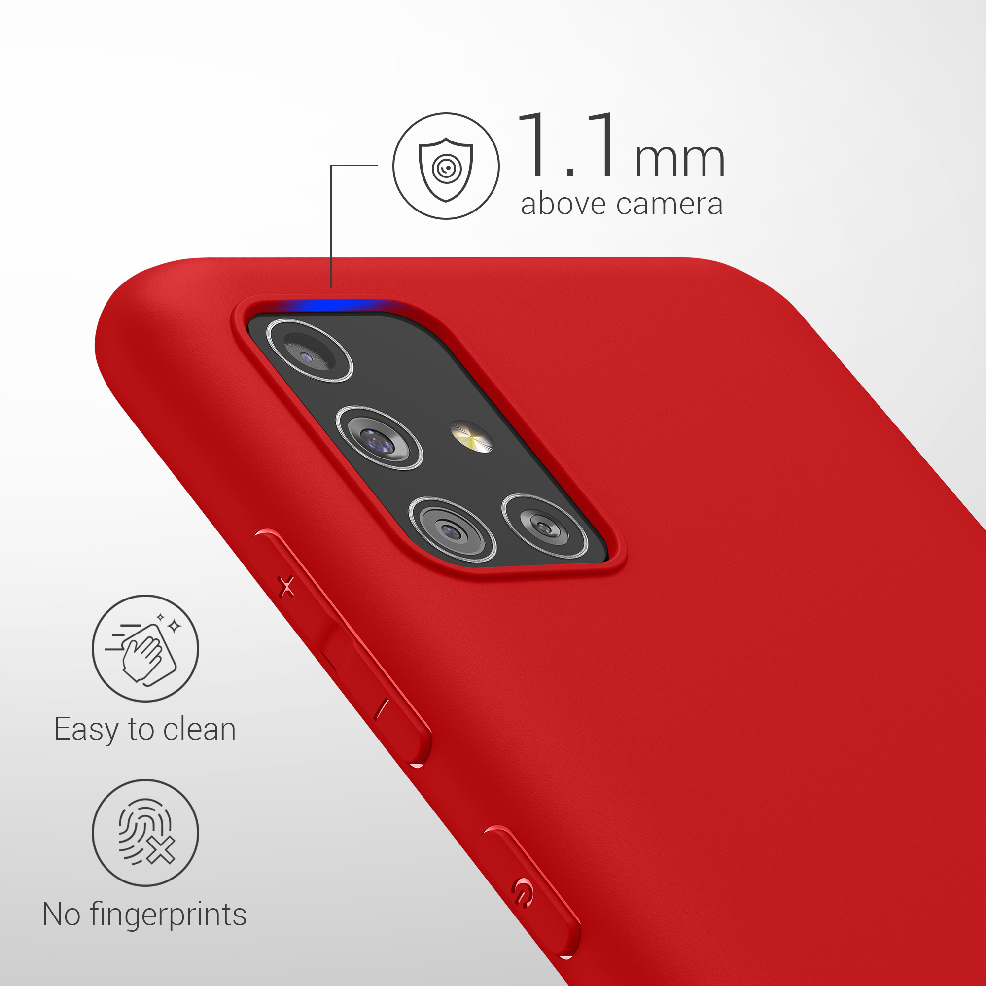 Kryt na mobil Samsung Galaxy A51 kwmobile TPU Sladká třešeň