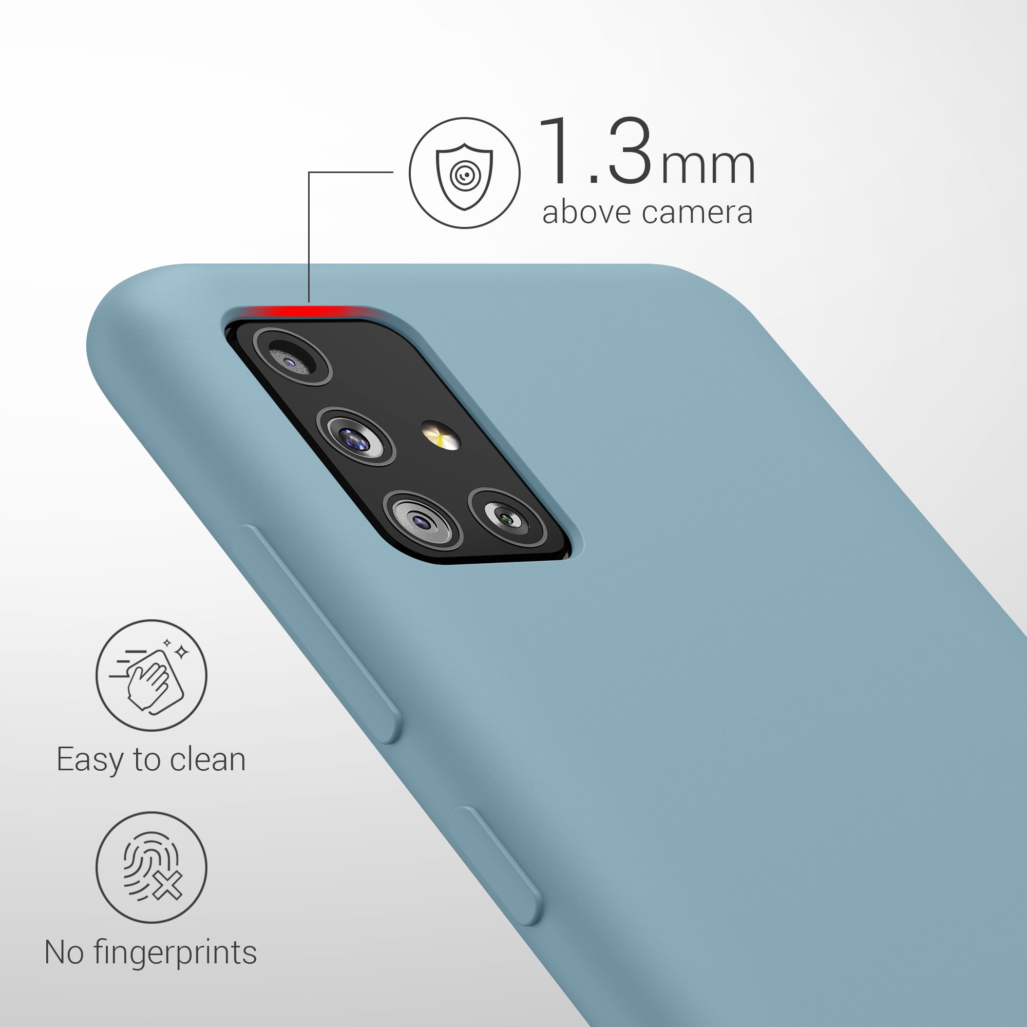 Kryt na mobil Samsung Galaxy A51 kwmobile TPU Antický kámen