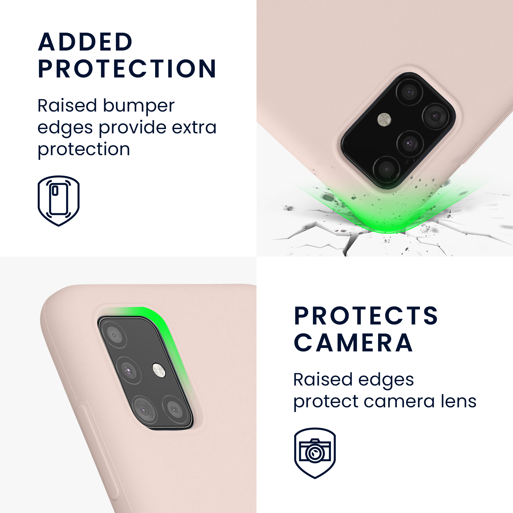 Kryt na mobil Samsung Galaxy A51 kwmobile TPU Kokosový vír