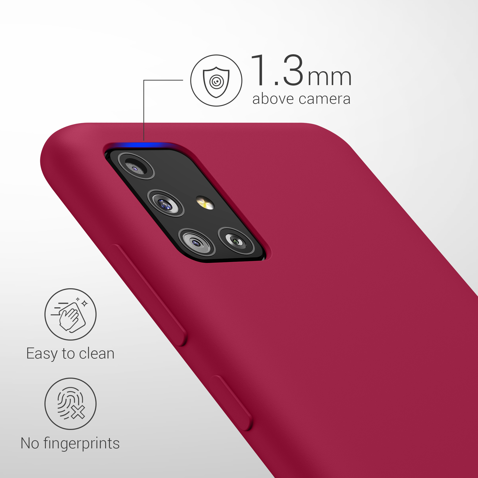 Kryt na mobil Samsung Galaxy A51 kwmobile TPU Sladká třešeň