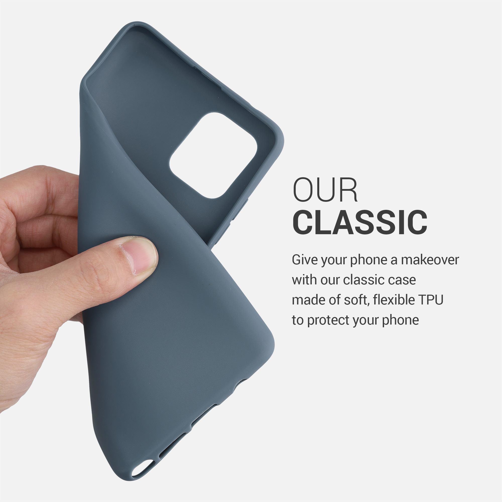 Kryt na mobil Samsung Galaxy Note 10 Lite kwmobile TPU tmavě břidlicový