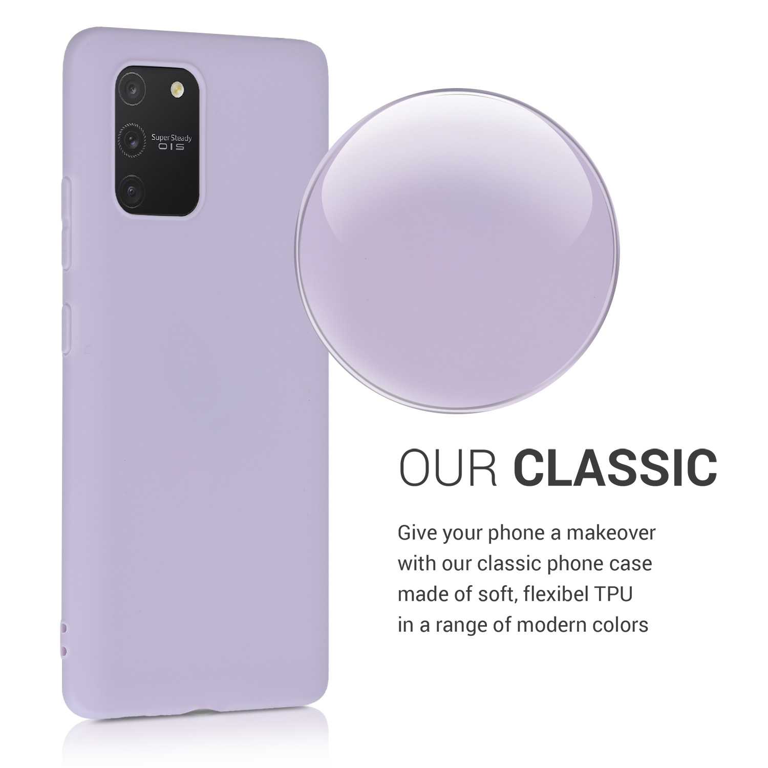 Kryt na mobil Samsung Galaxy S10 Lite kwmobile TPU levandulový