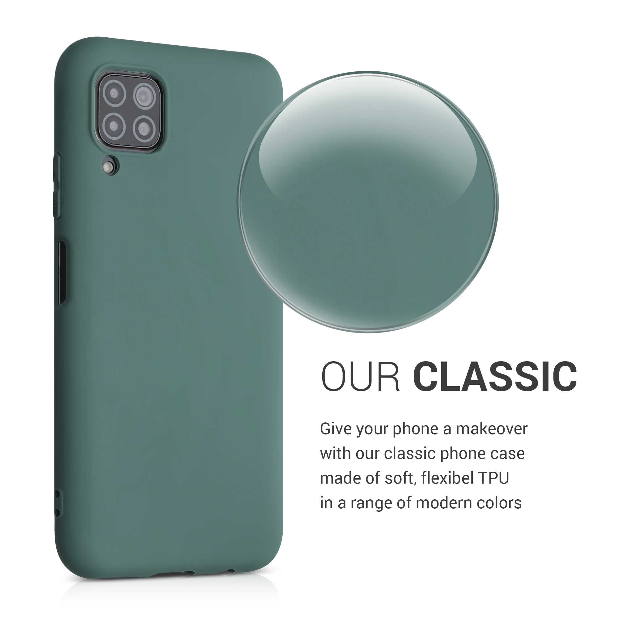 Kryt na mobil Huawei P40 Lite kwmobile - modrozelená