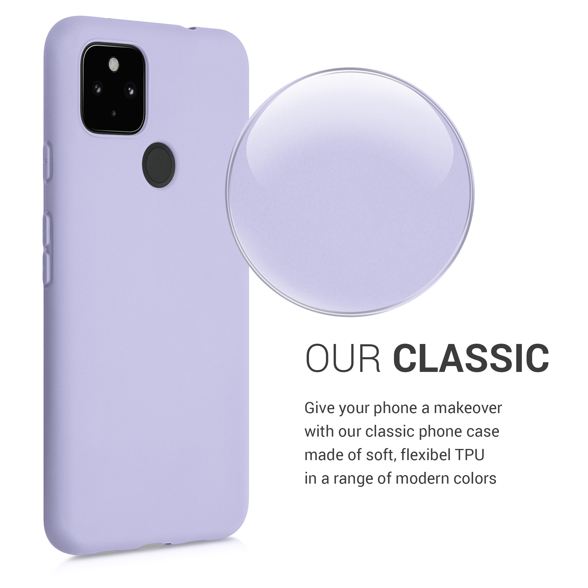 Zadní kryt kwmobile pro Google Pixel 4a - levandulová