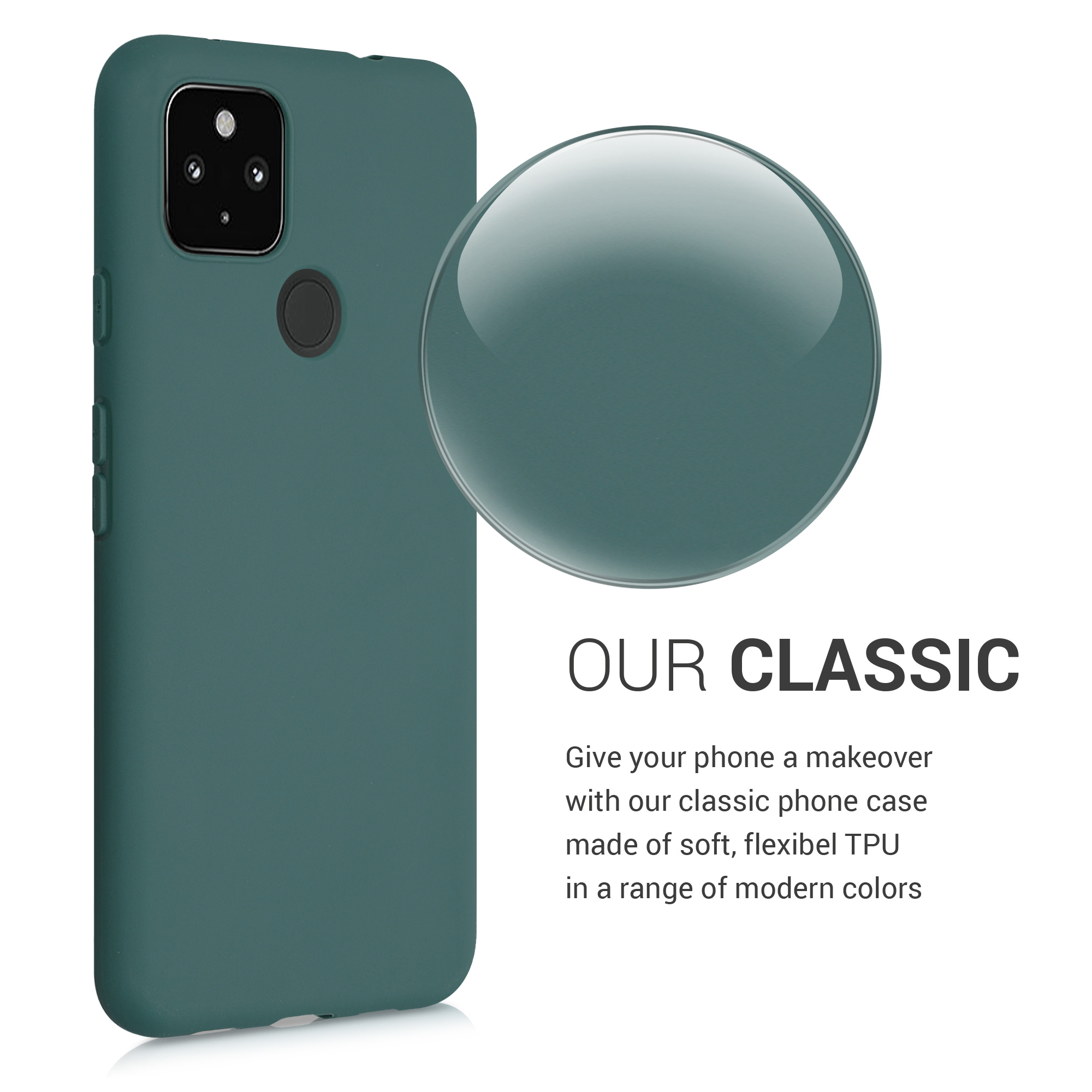 Zadní kryt kwmobile pro Google Pixel 4a - modrozelená